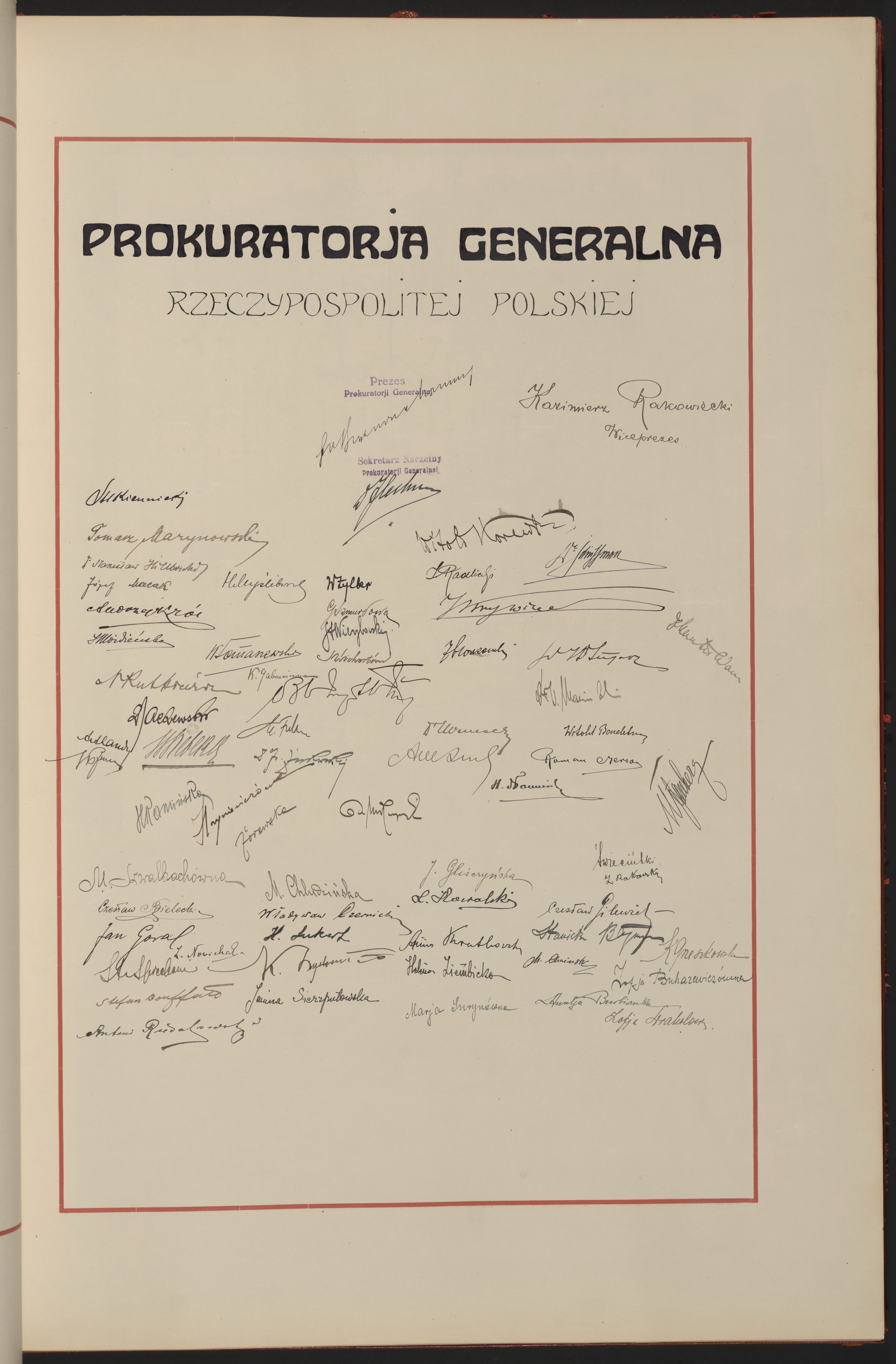Podpis  Sukiennicki na stronie nr 59 w tomie nr 1