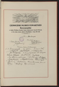 Podpis D. Bączkiewicz na stronie nr 185 w tomie nr 1