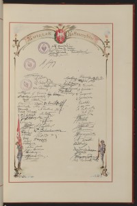 Podpis F. Bilschanowa na stronie nr 211 w tomie nr 1