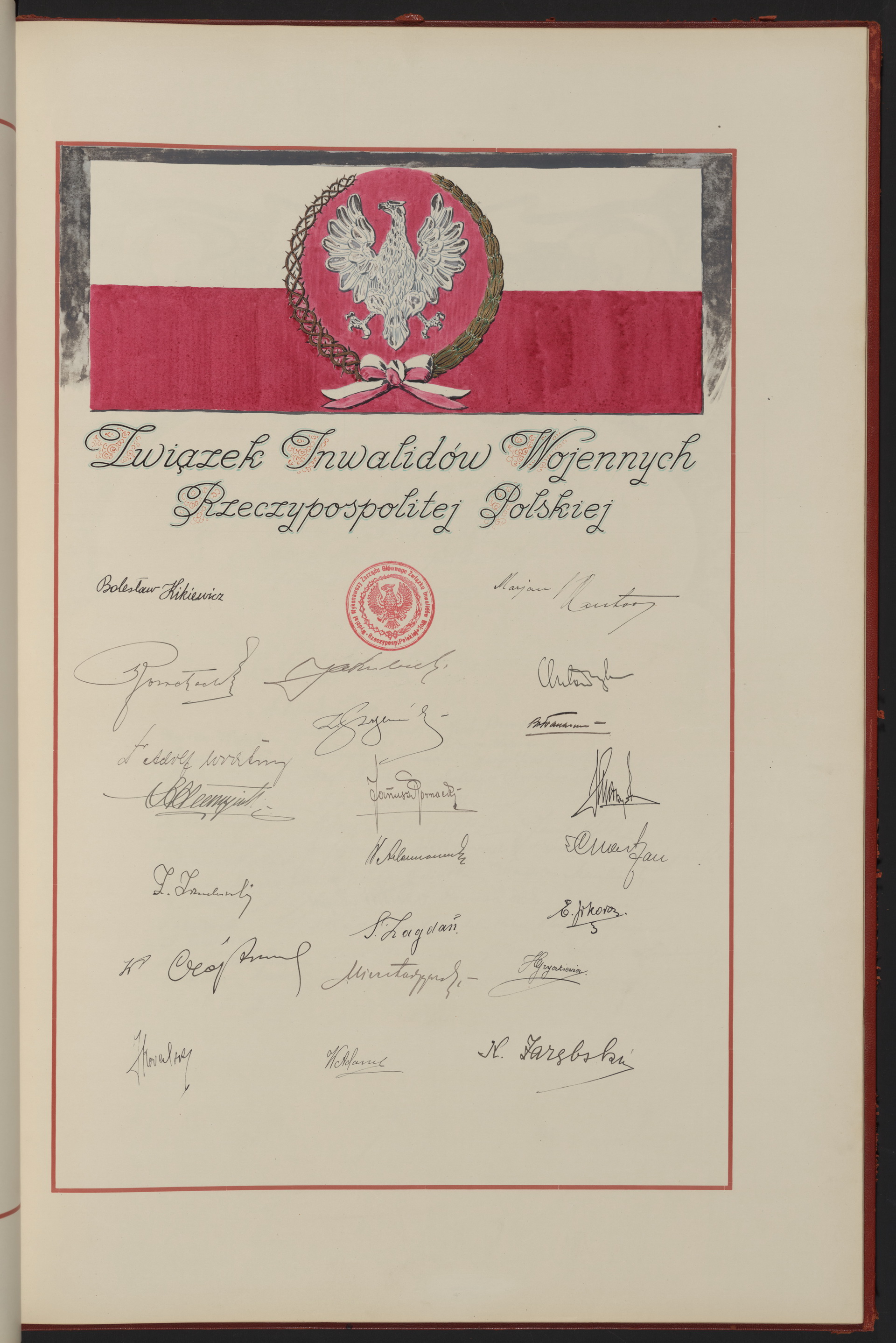 Podpis Bolesław Kikiewicz na stronie nr 215 w tomie nr 1