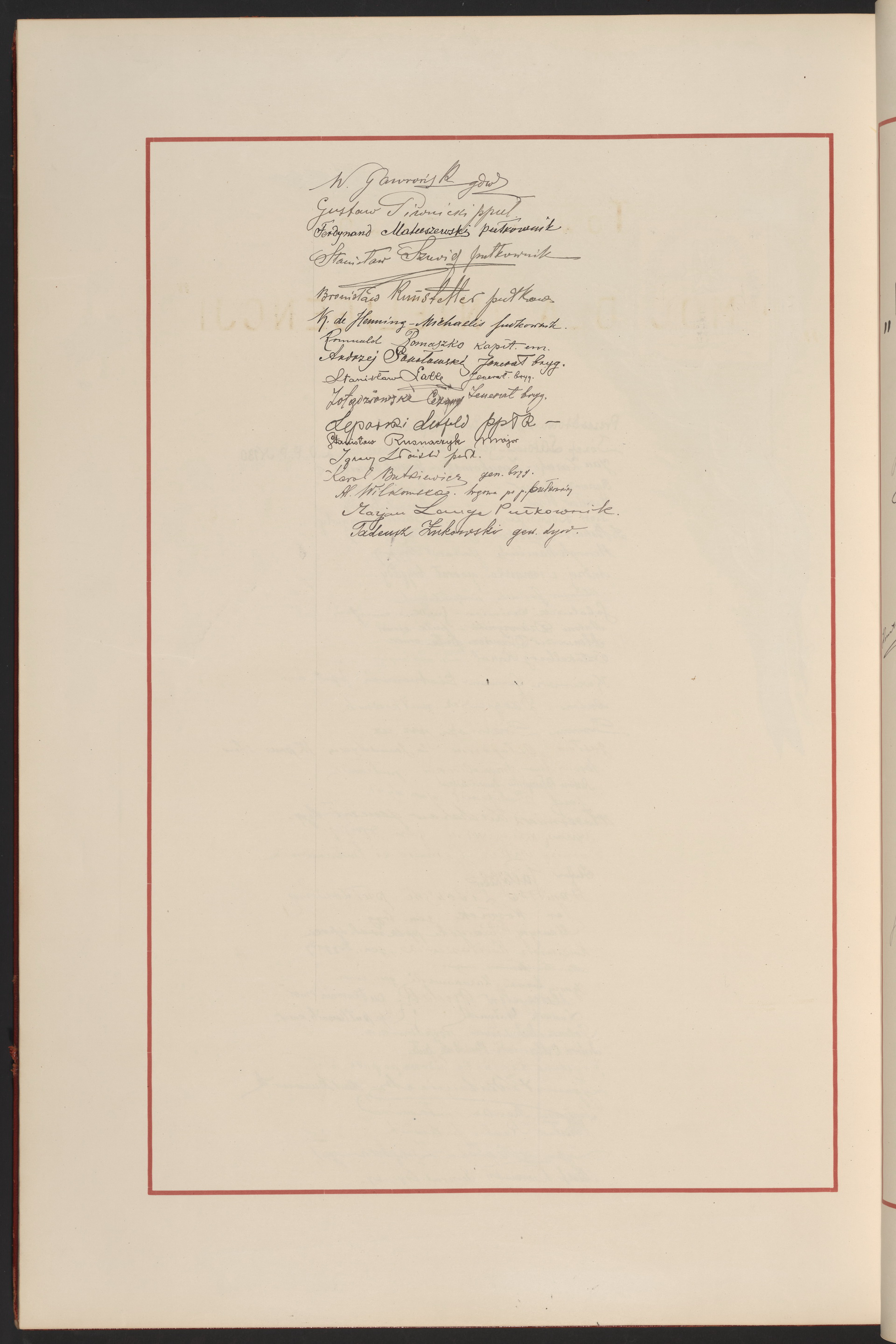 Podpis W. Gawroński na stronie nr 222 w tomie nr 1