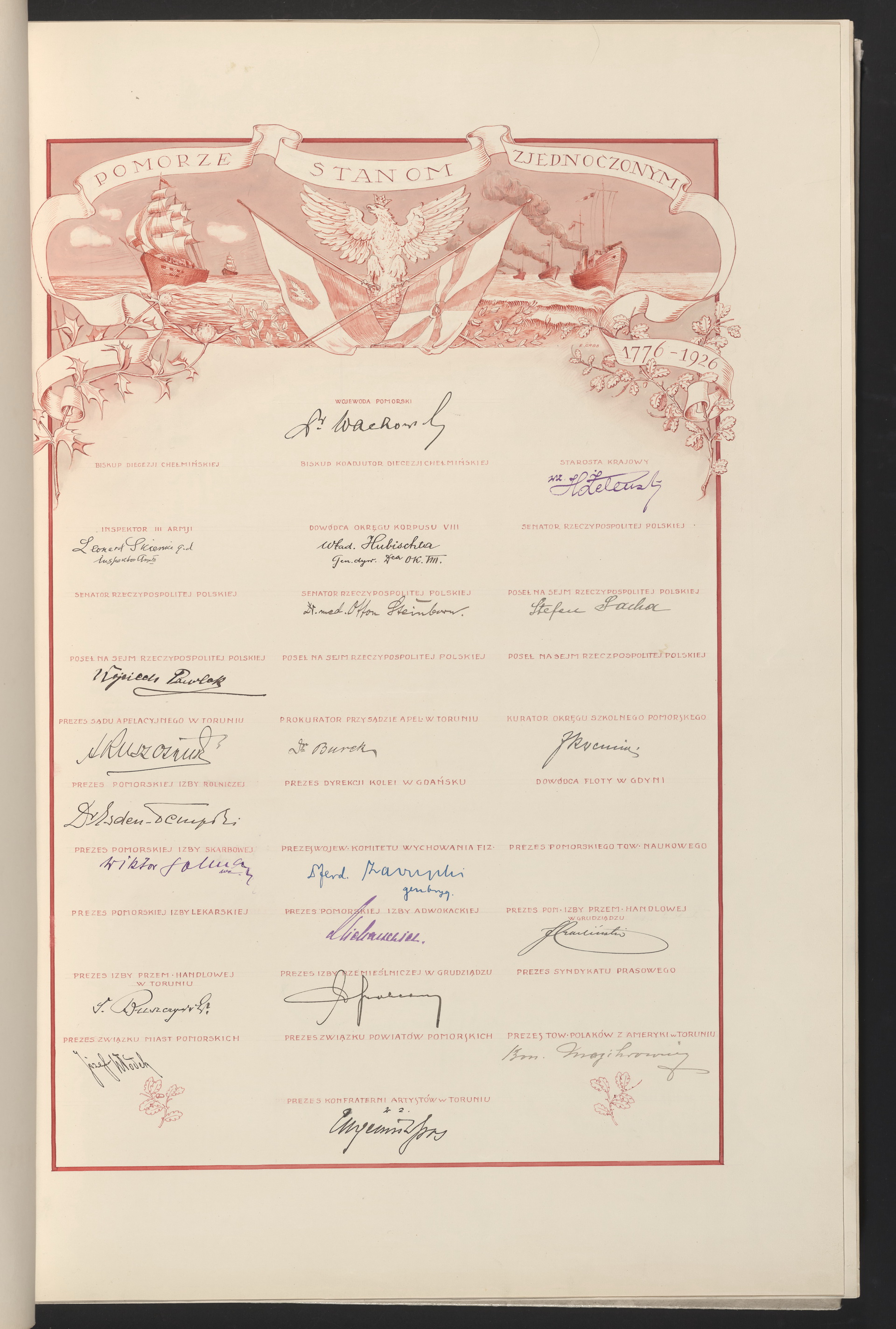 Podpis T. Buszczyński na stronie nr 163 w tomie nr 2