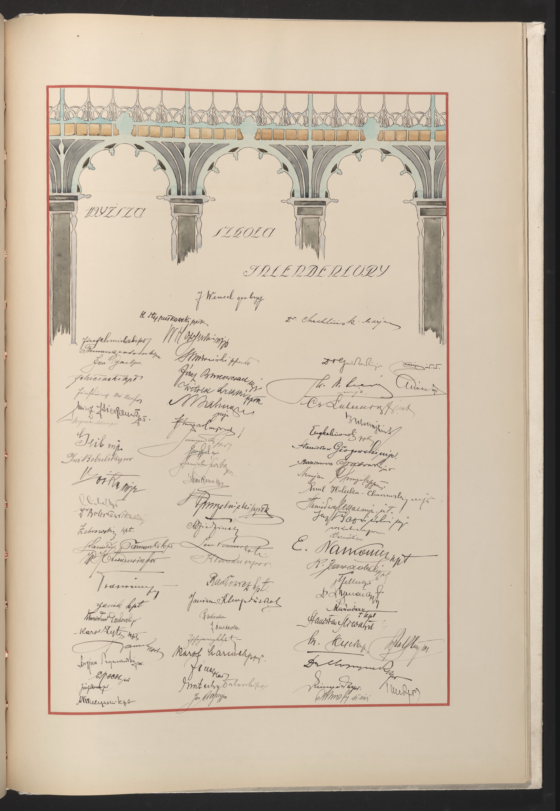 Podpis Józef Skowron na stronie nr 449 w tomie nr 2