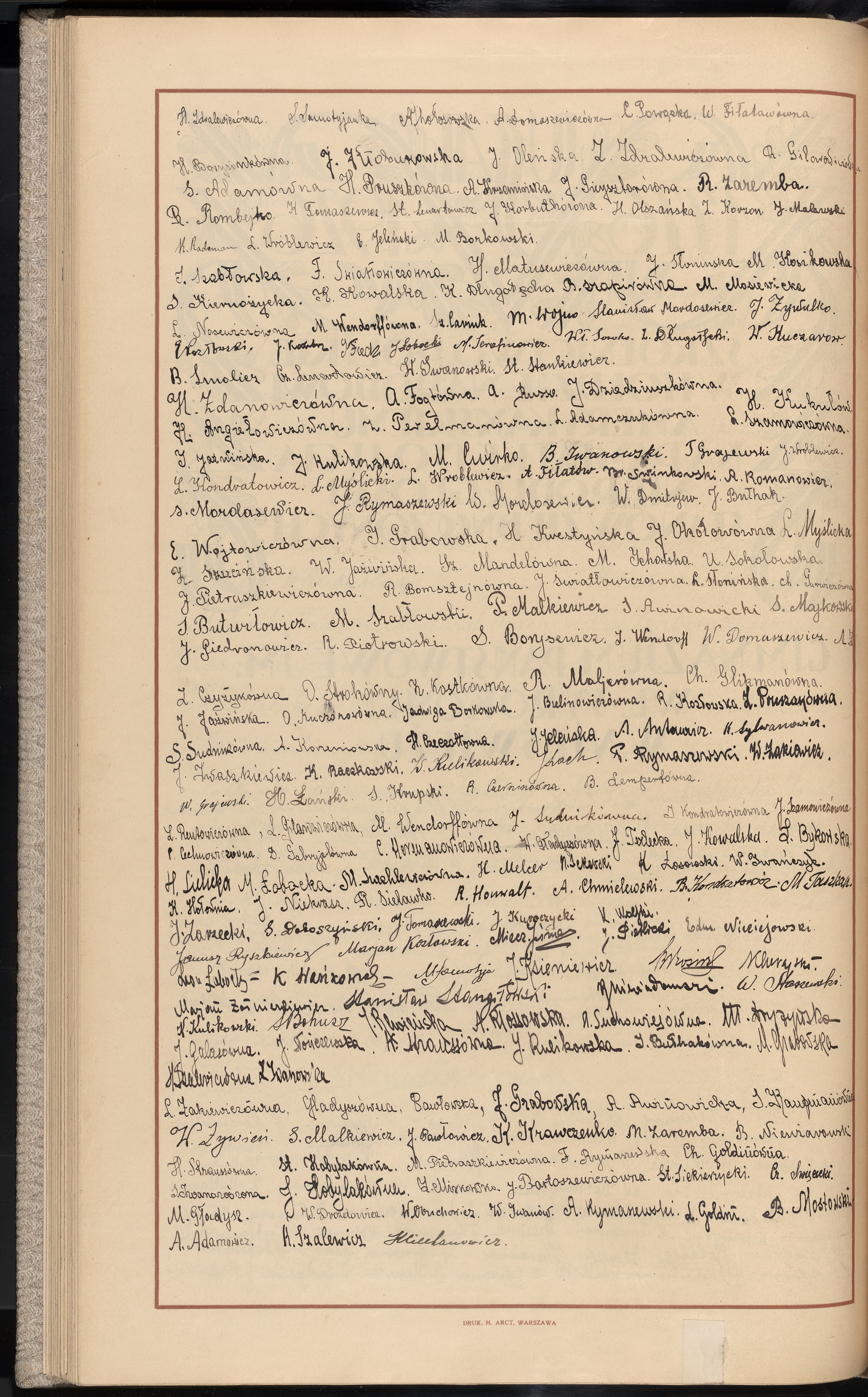 Podpis A. Antonowicz na stronie nr 148 w tomie nr 7