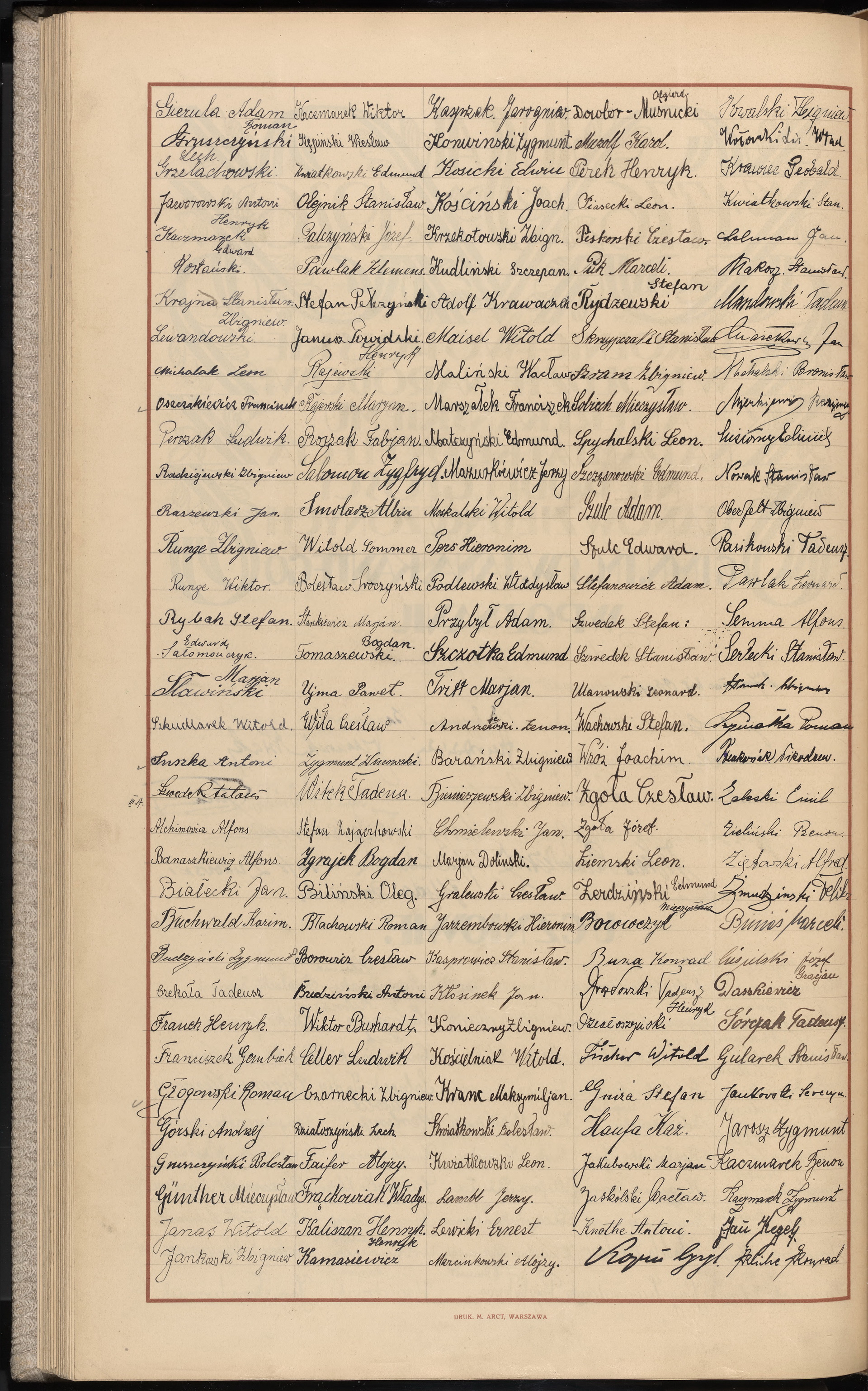 Podpis Zbigniew Krzekotowski na stronie nr 188 w tomie nr 7