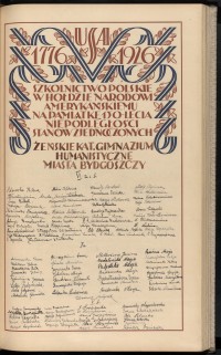 Podpis Klara Adamczewska na stronie nr 205 w tomie nr 7