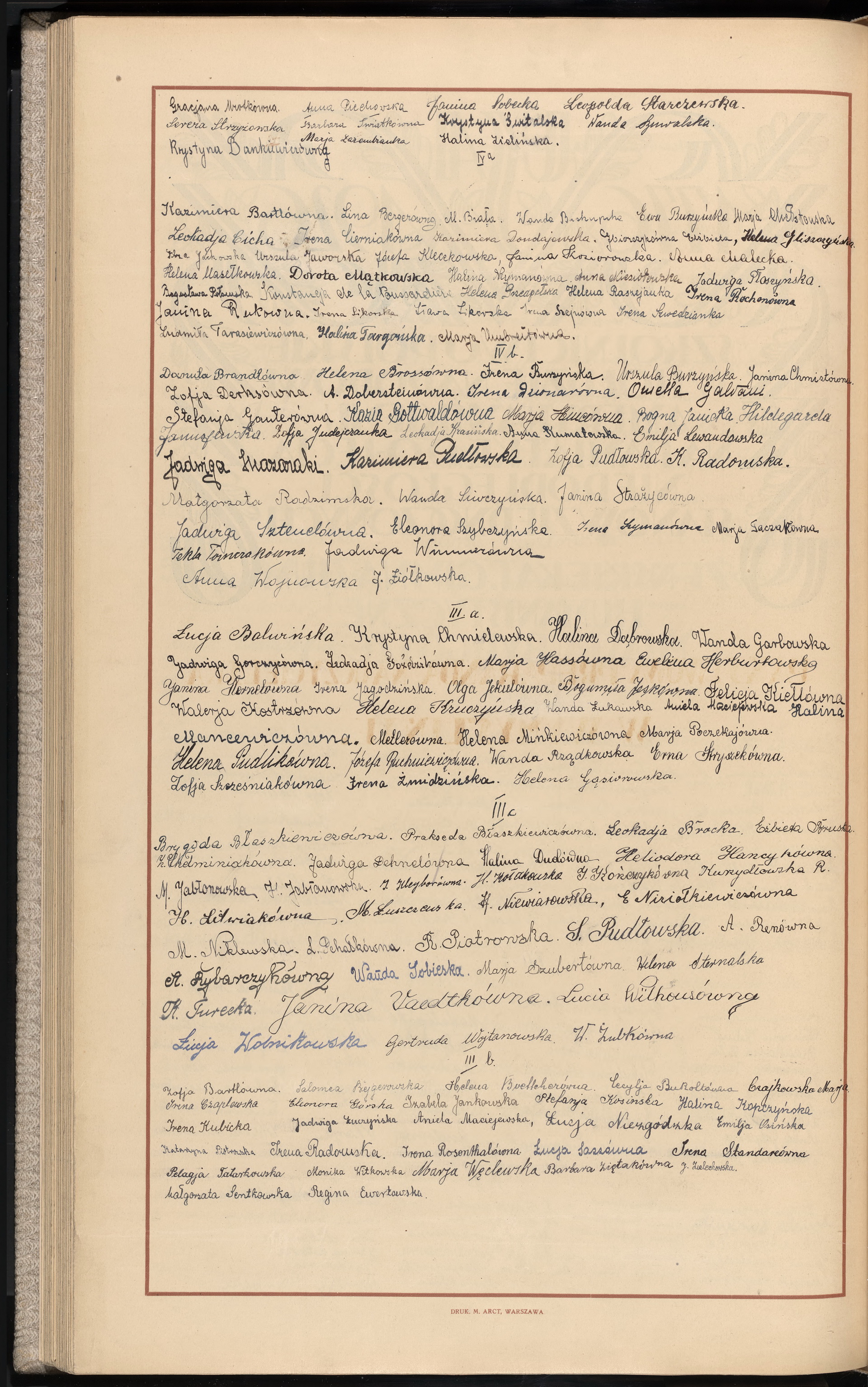 Podpis Gracjana Mrotkówna na stronie nr 206 w tomie nr 7