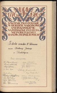 Podpis Adela Dziewieniczowa na stronie nr 267 w tomie nr 7