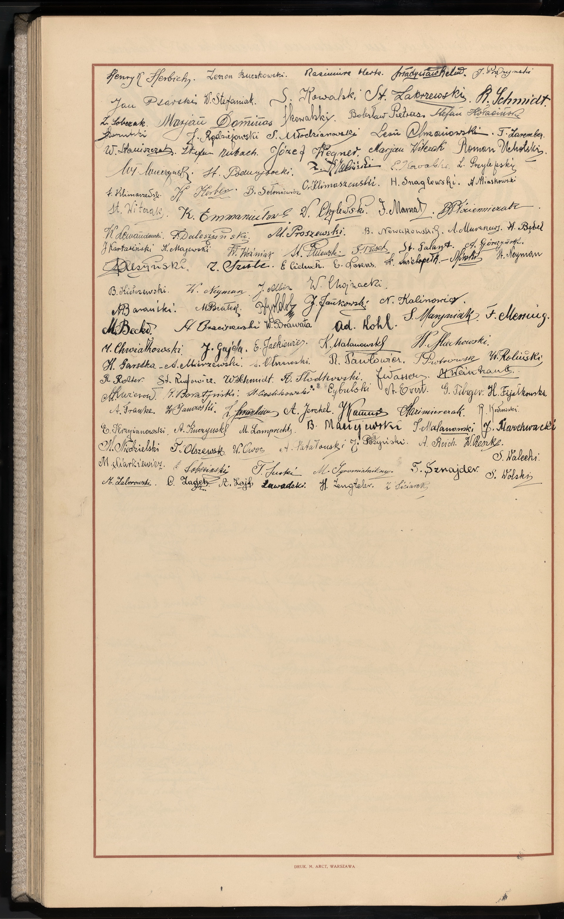 Podpis Henryk Herbich na stronie nr 294 w tomie nr 7