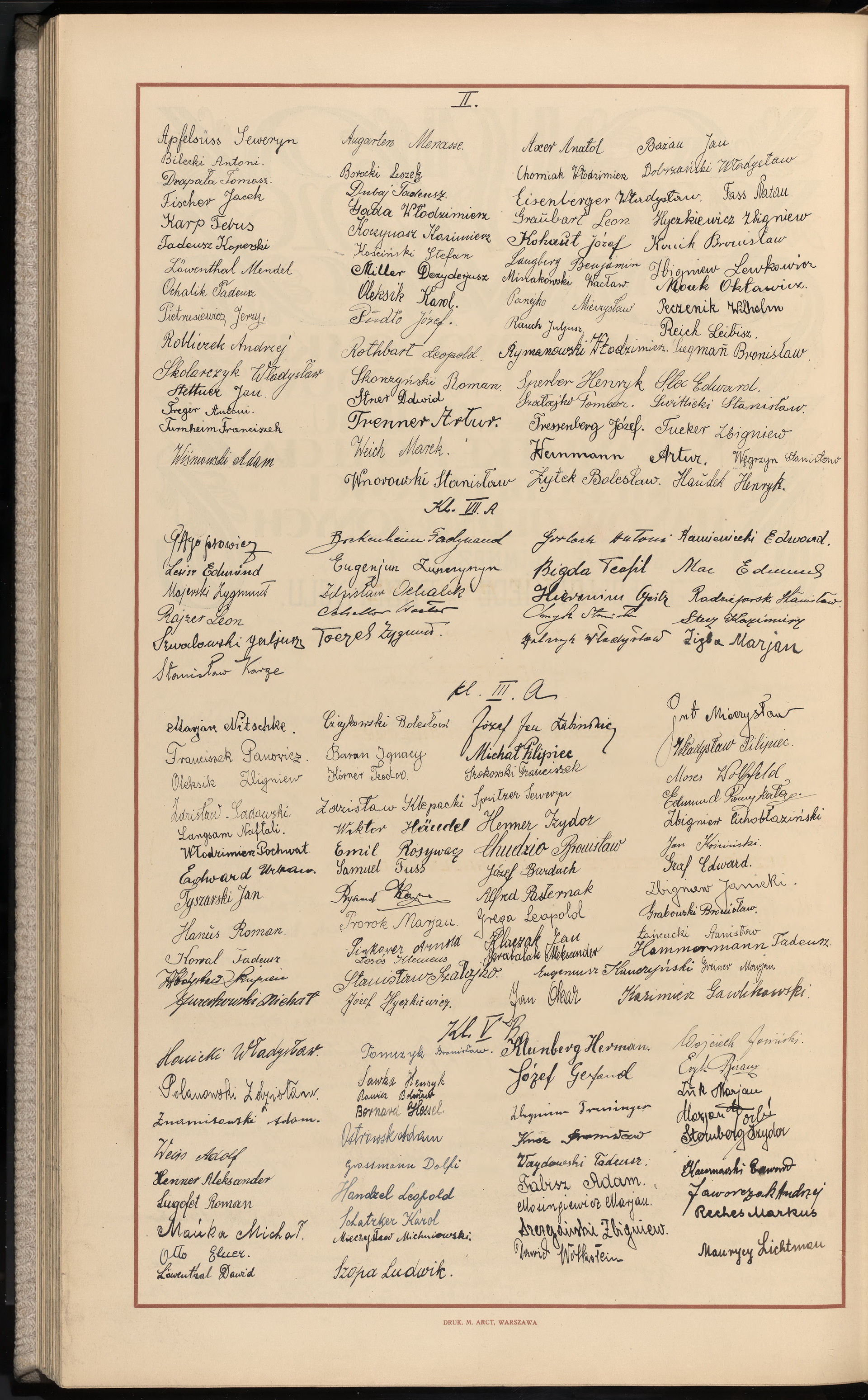 Podpis Leon Rajzer na stronie nr 312 w tomie nr 7