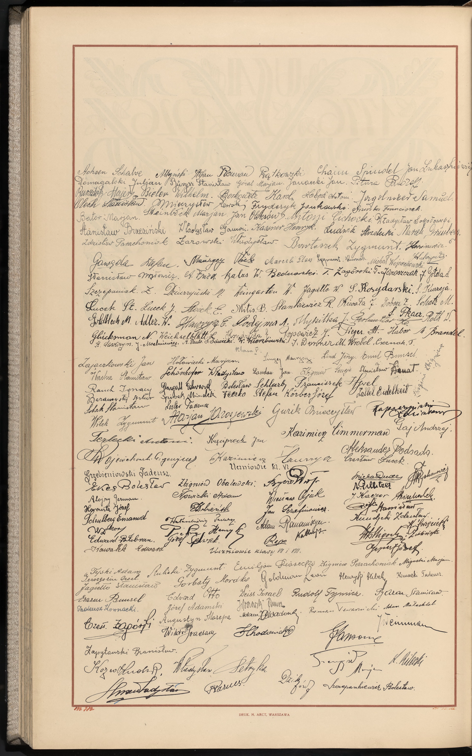 Podpis Rudolf Tymicz na stronie nr 322 w tomie nr 7