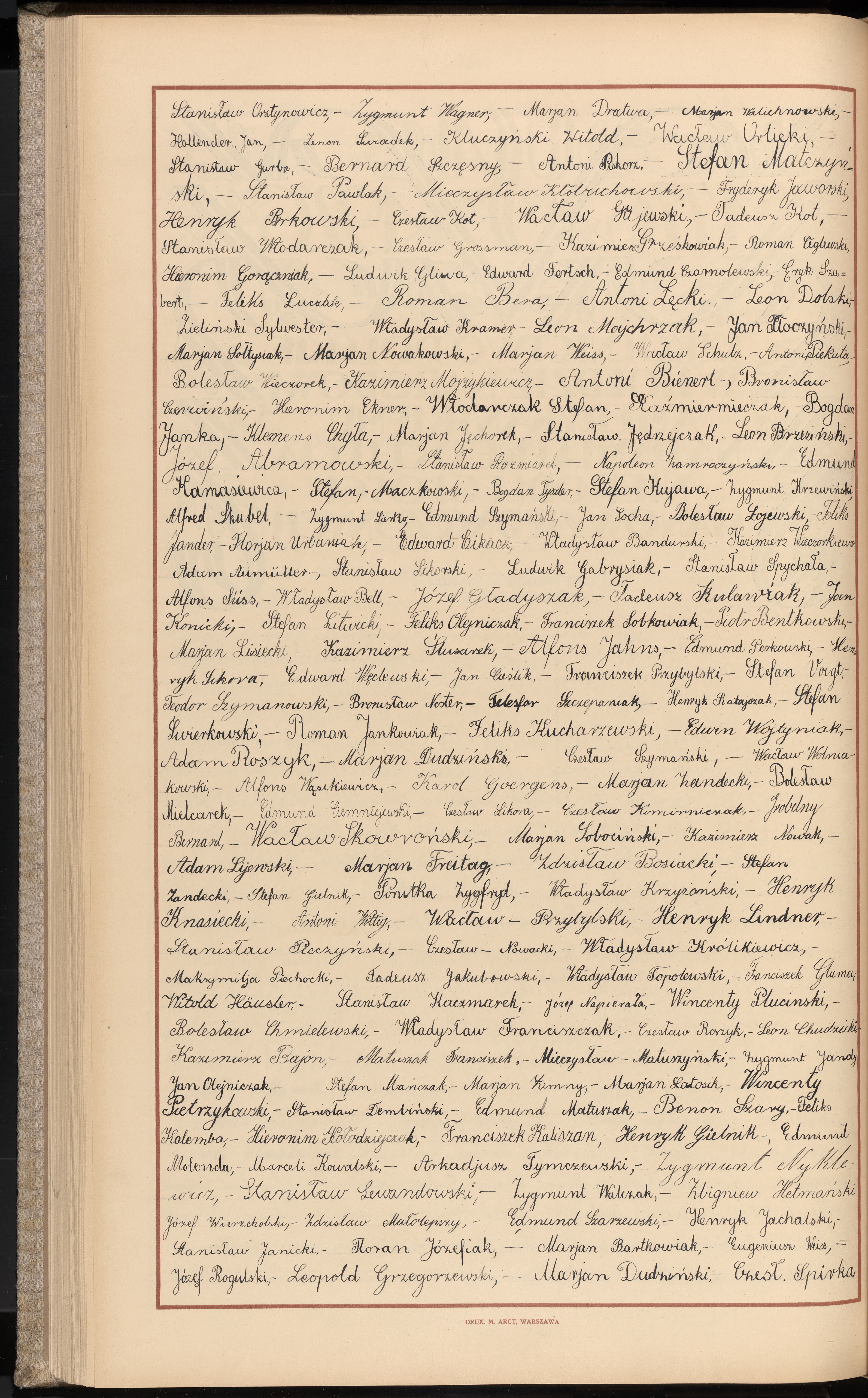 Podpis Zygfryd Ponitka na stronie nr 154 w tomie nr 8