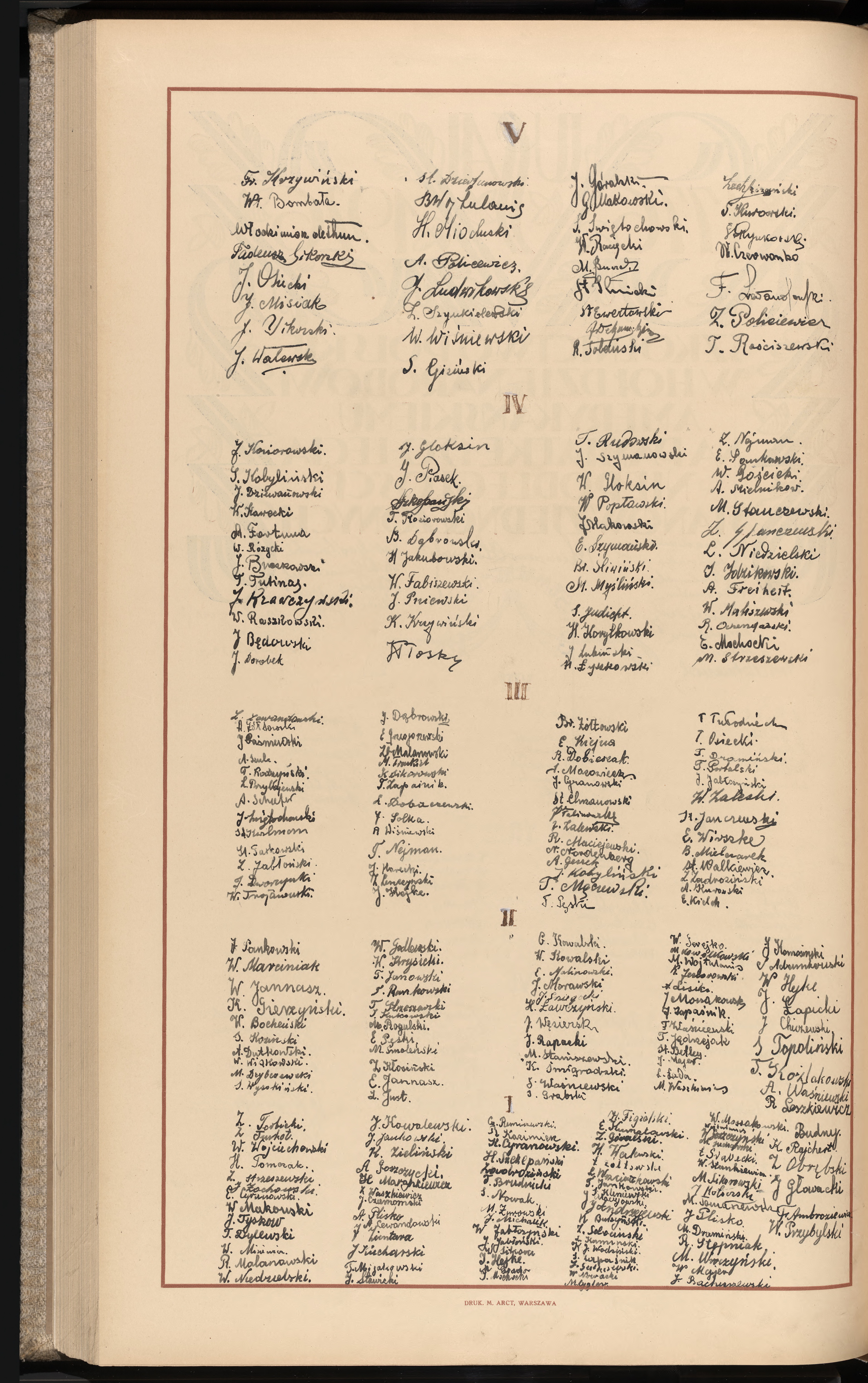 Podpis W. Przybylski na stronie nr 232 w tomie nr 8