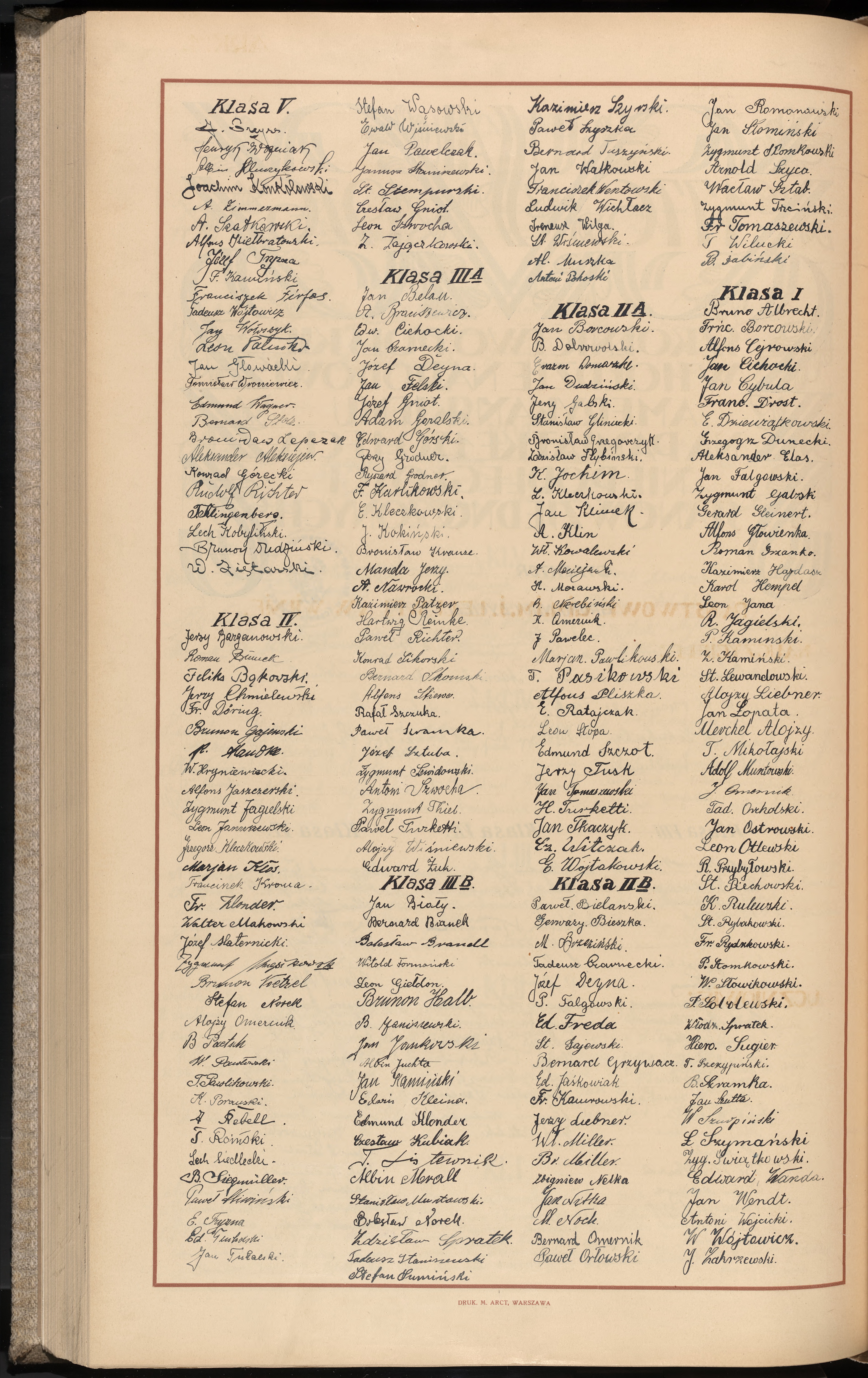 Podpis Antoni Wojcicki na stronie nr 284 w tomie nr 8