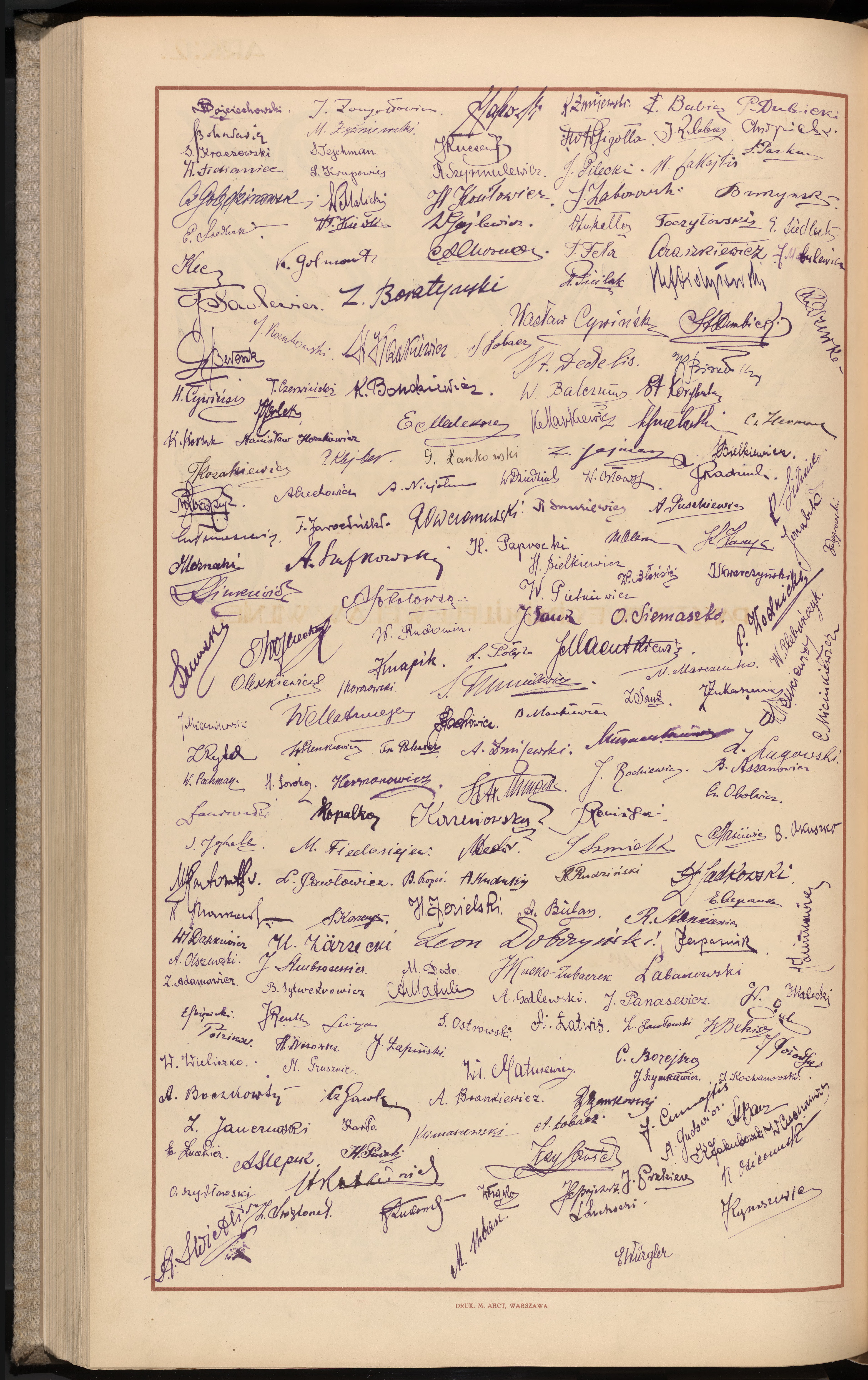 Podpis T. Sienkiewicz na stronie nr 286 w tomie nr 8