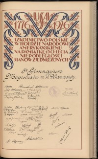 Podpis L. Barcik na stronie nr 301 w tomie nr 8