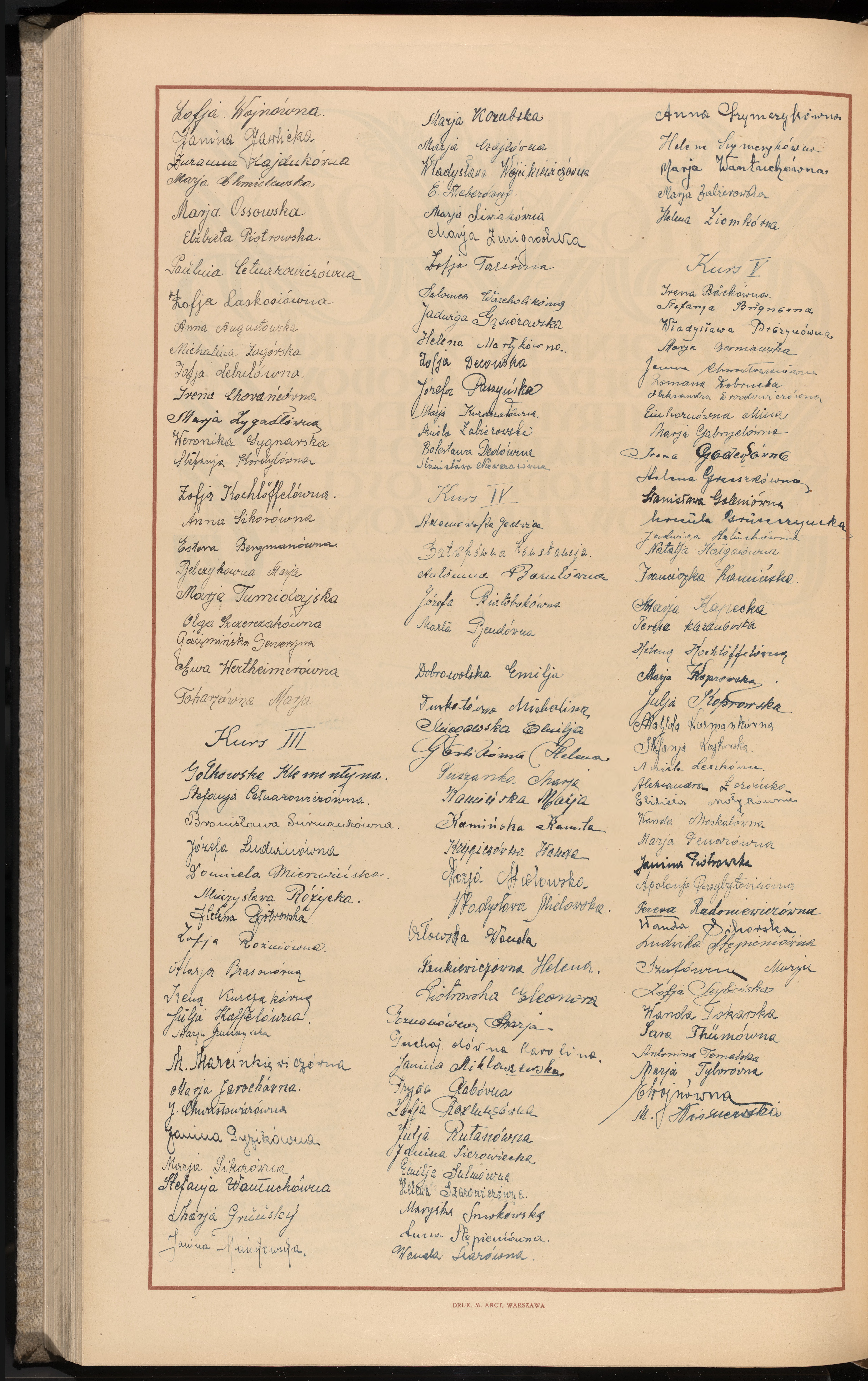 Podpis Aleksandra Łozińska na stronie nr 328 w tomie nr 8