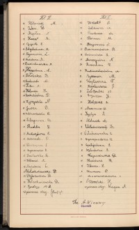 Podpis L. Barkowska na stronie nr 420 w tomie nr 8