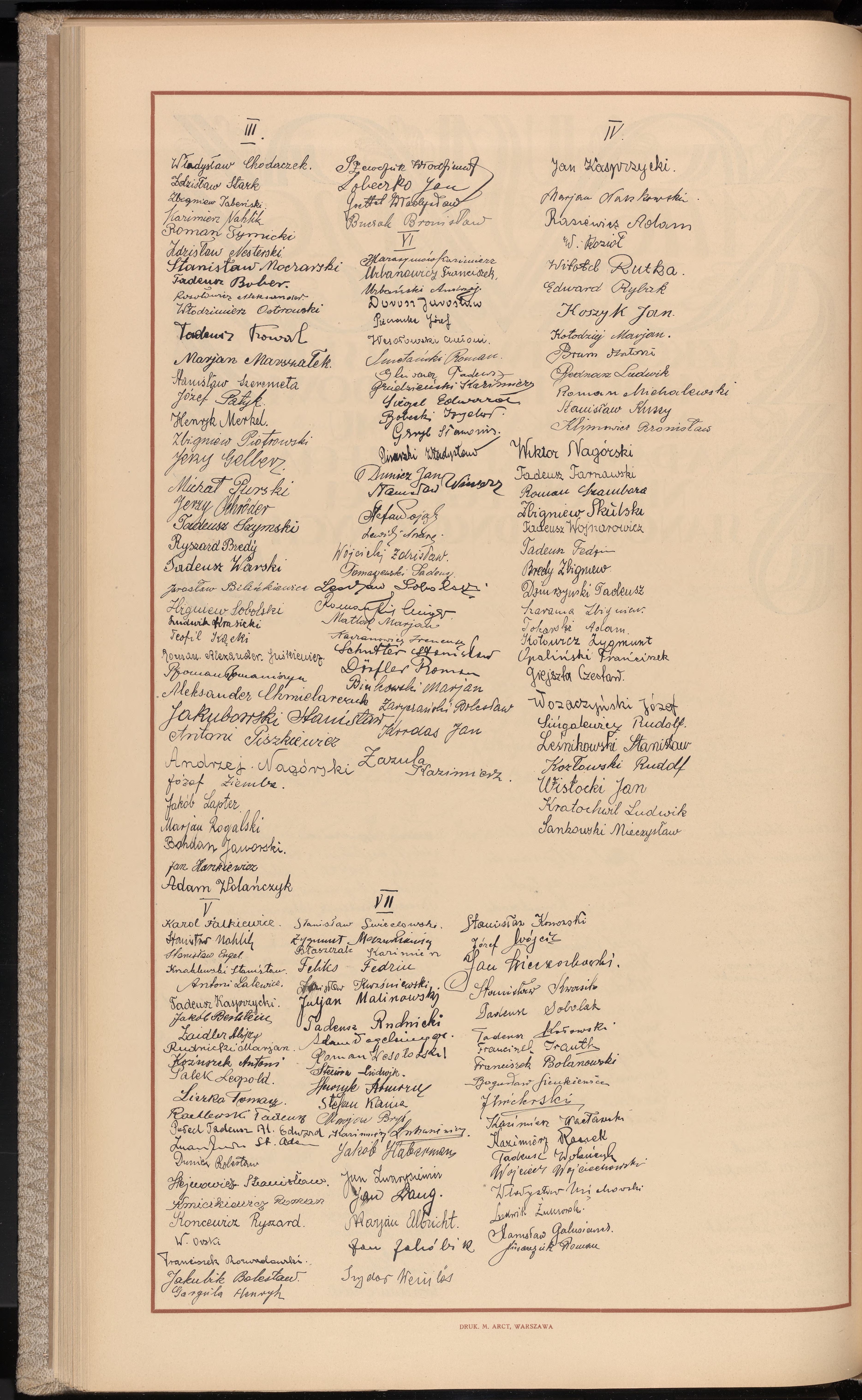 Podpis Wiktor Nagórski na stronie nr 122 w tomie nr 9