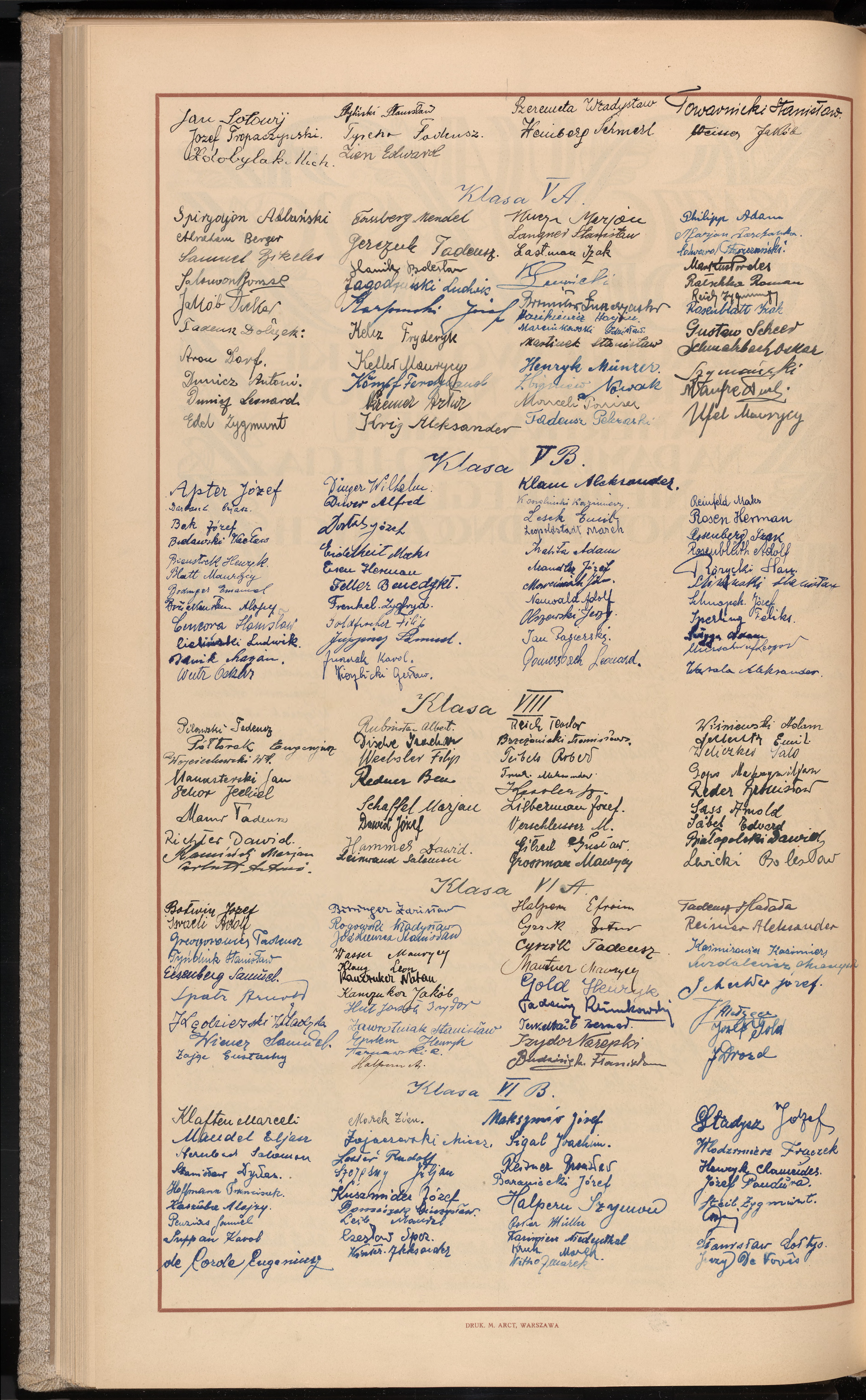 Podpis Spirydion Albański na stronie nr 126 w tomie nr 9