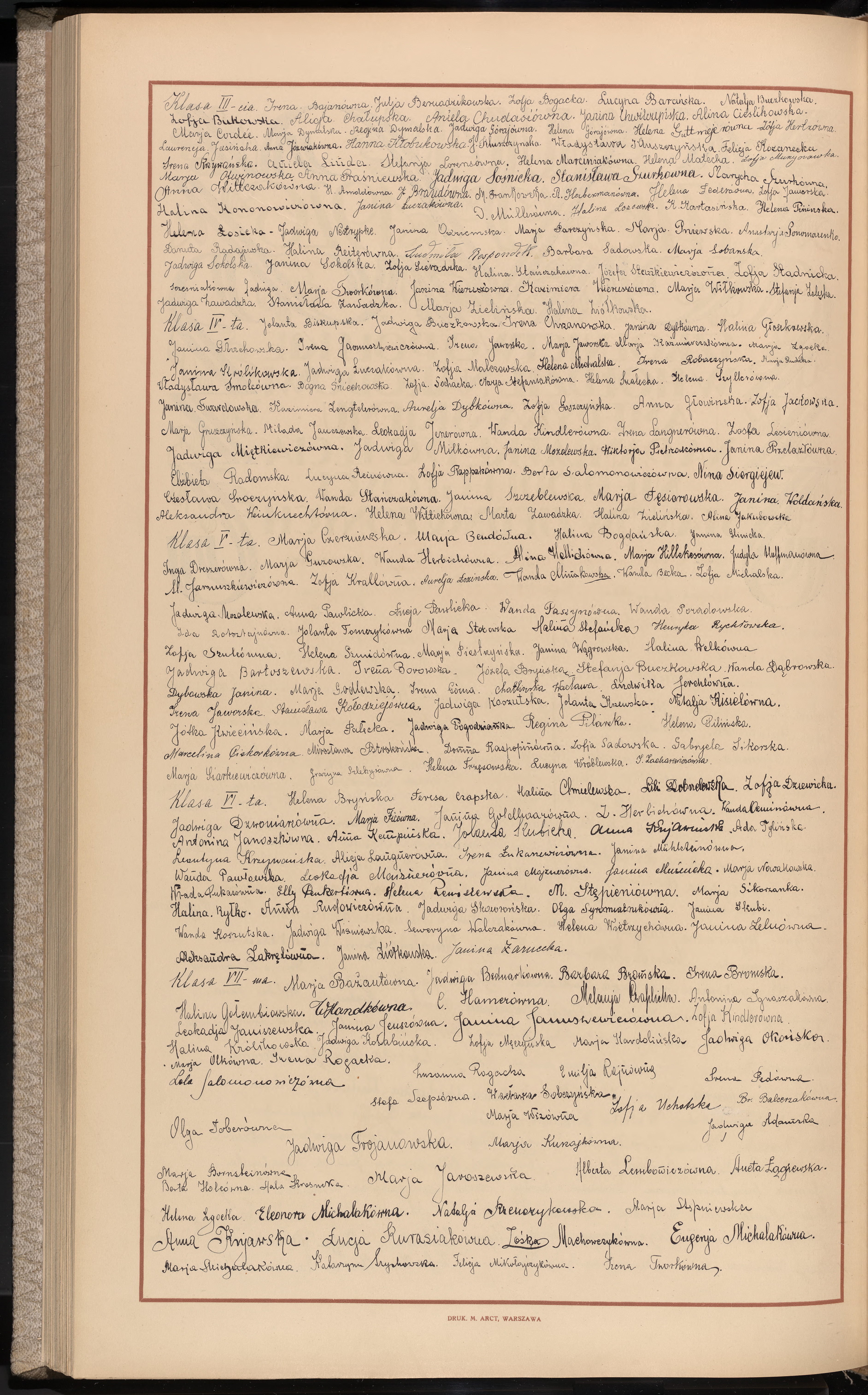 Podpis Leokadja Janiszewska na stronie nr 238 w tomie nr 9