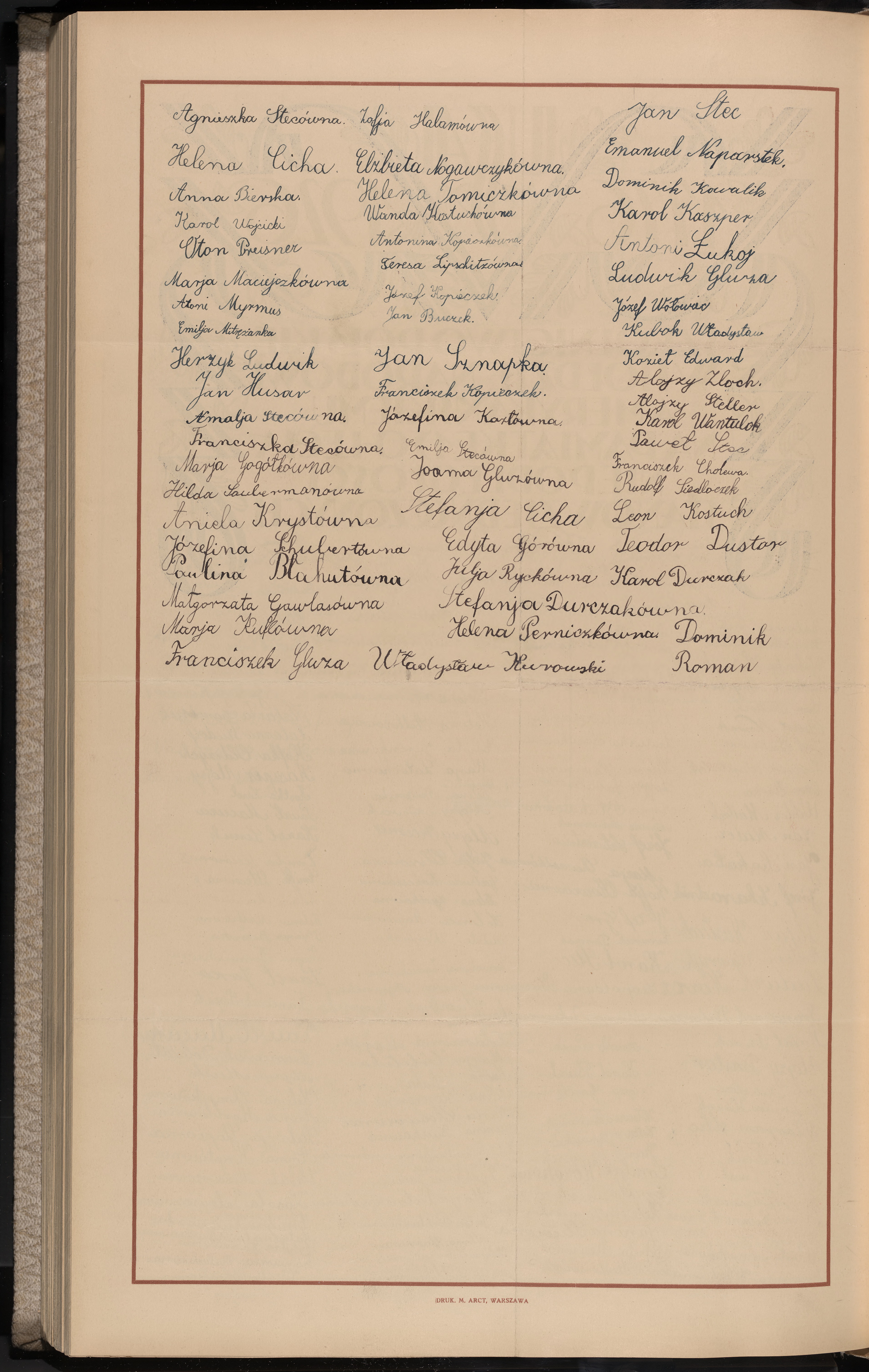 Podpis Jan Husar na stronie nr 388 w tomie nr 9