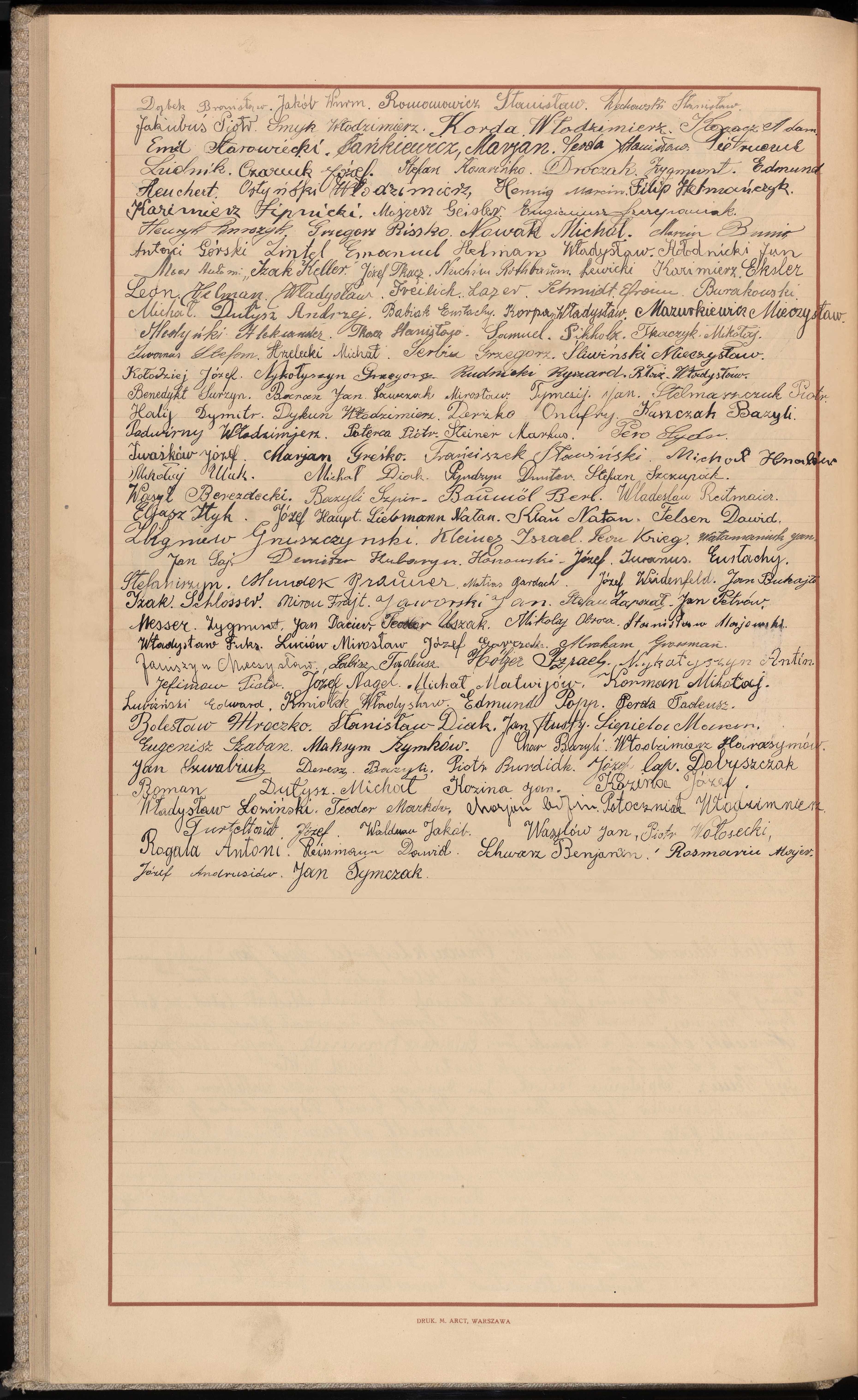 Podpis Jan Tymczak na stronie nr 118 w tomie nr 10