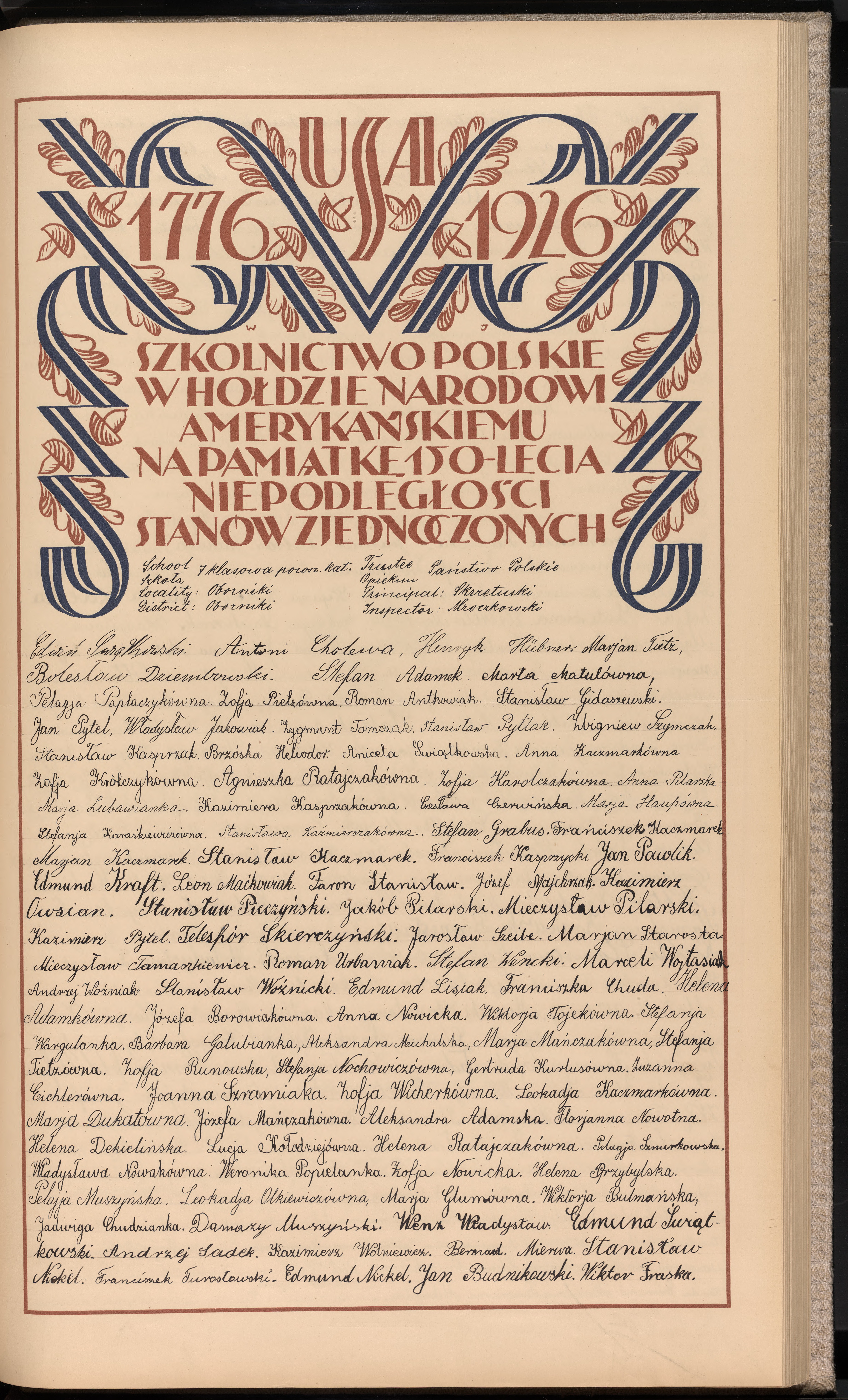 Podpis  Skrzetuski na stronie nr 145 w tomie nr 10