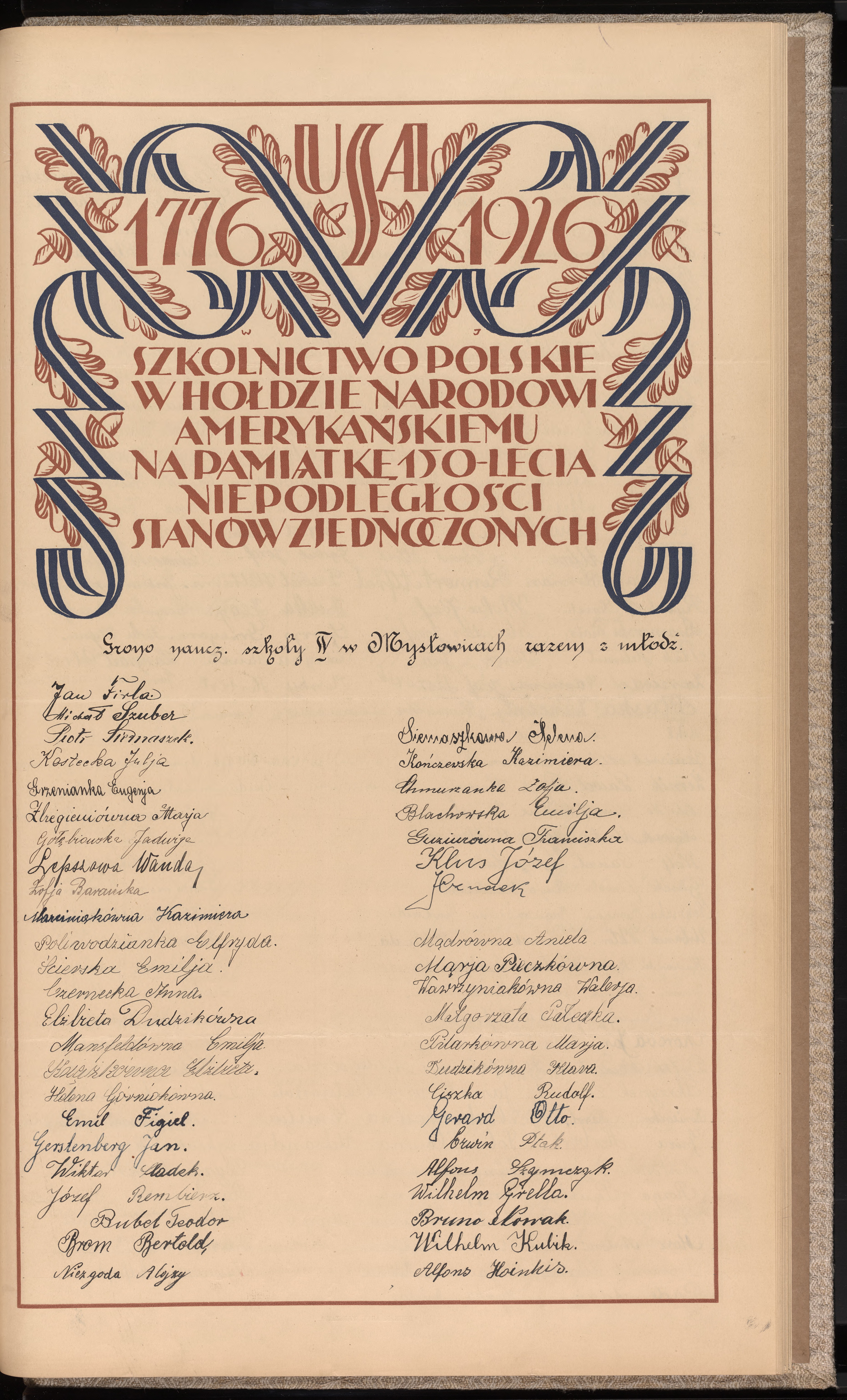 Podpis Jan Firla na stronie nr 215 w tomie nr 10