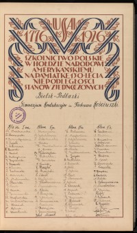 Podpis L. Ajzensztadtówna na stronie nr 77 w tomie nr 11