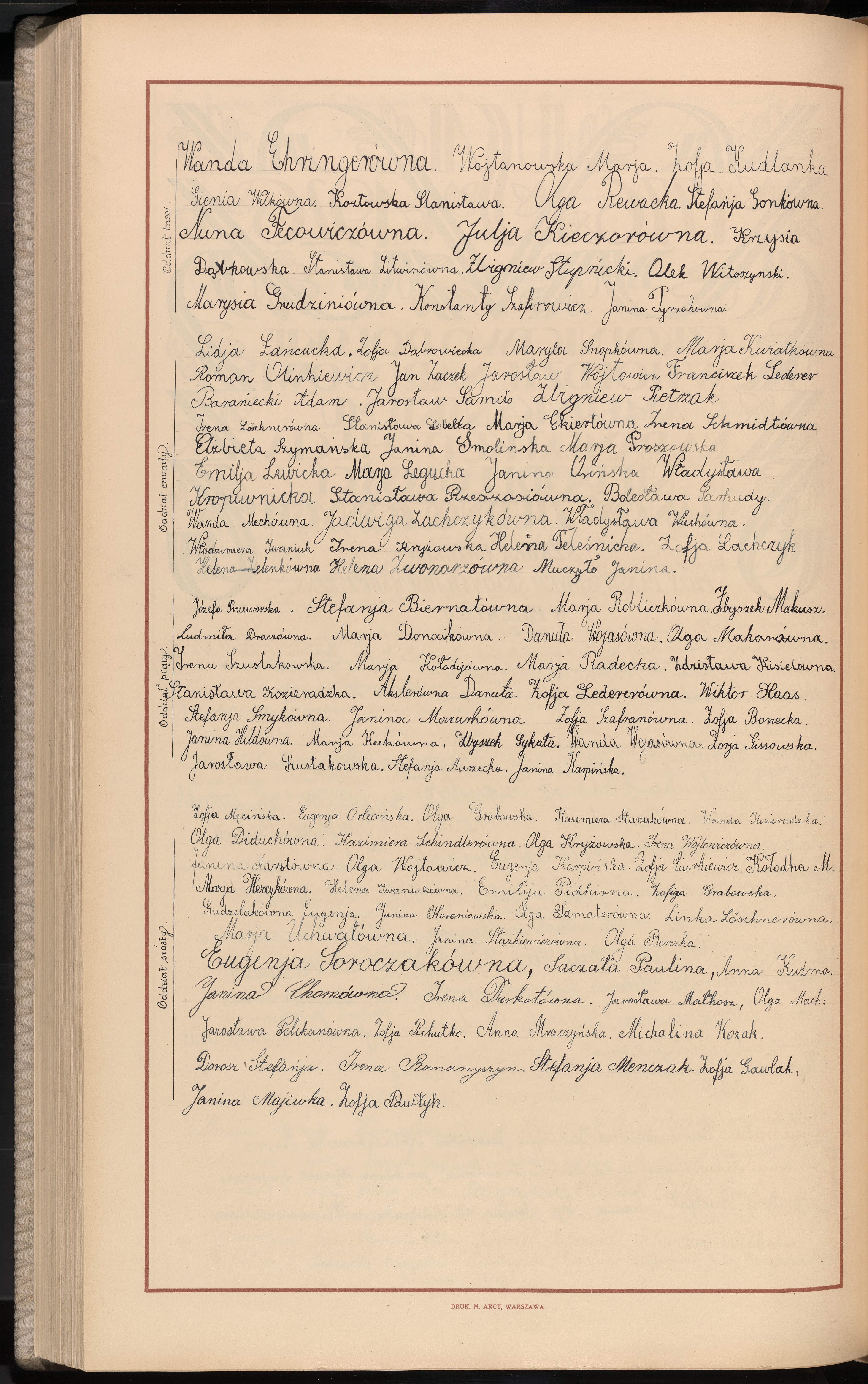 Podpis Stanisława Kozieradzka na stronie nr 286 w tomie nr 11