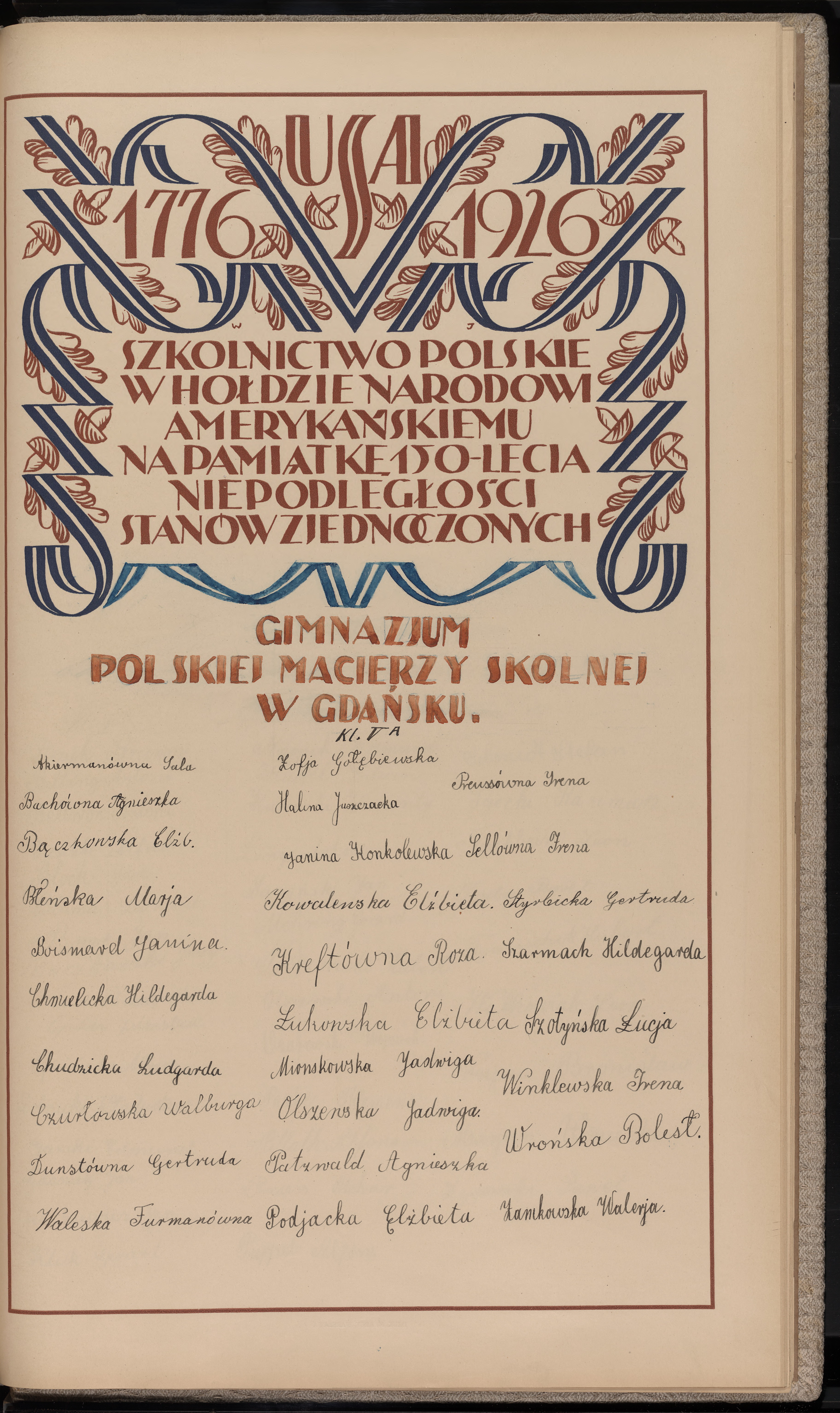 Podpis Walerja Zamkowska na stronie nr 419 w tomie nr 11