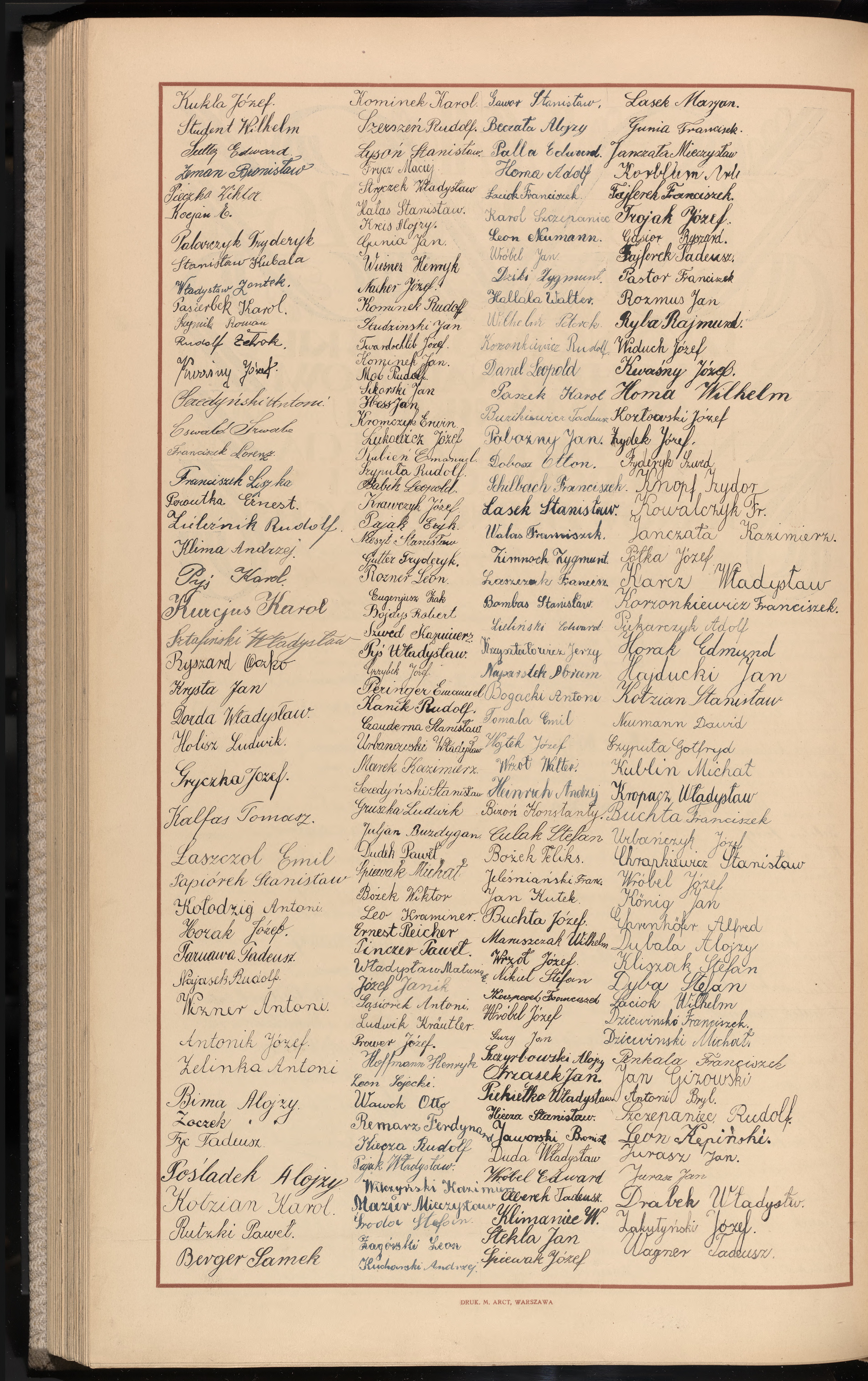 Podpis Antoni Bryl na stronie nr 276 w tomie nr 12