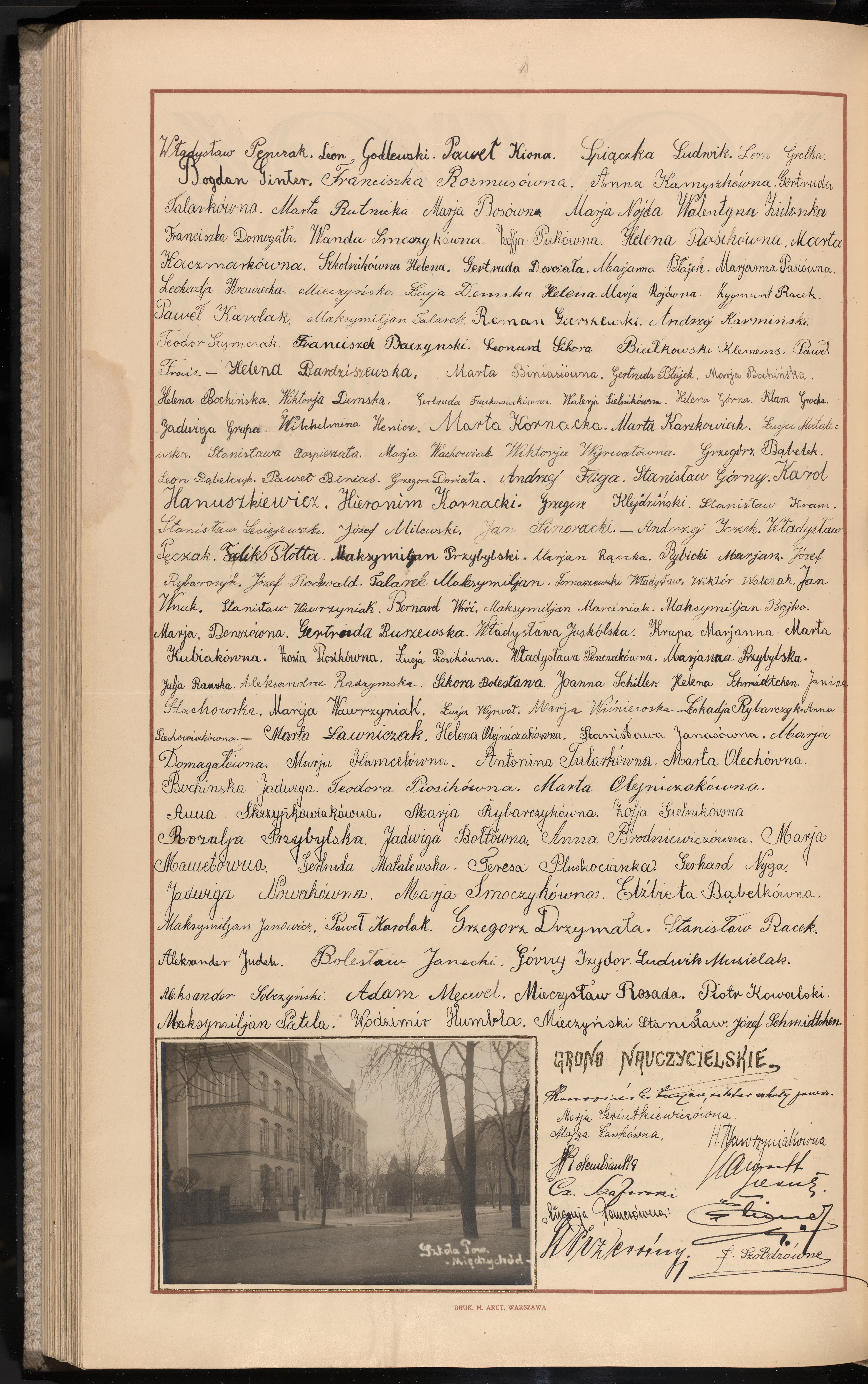 Podpis J. Szołdówna na stronie nr 282 w tomie nr 12