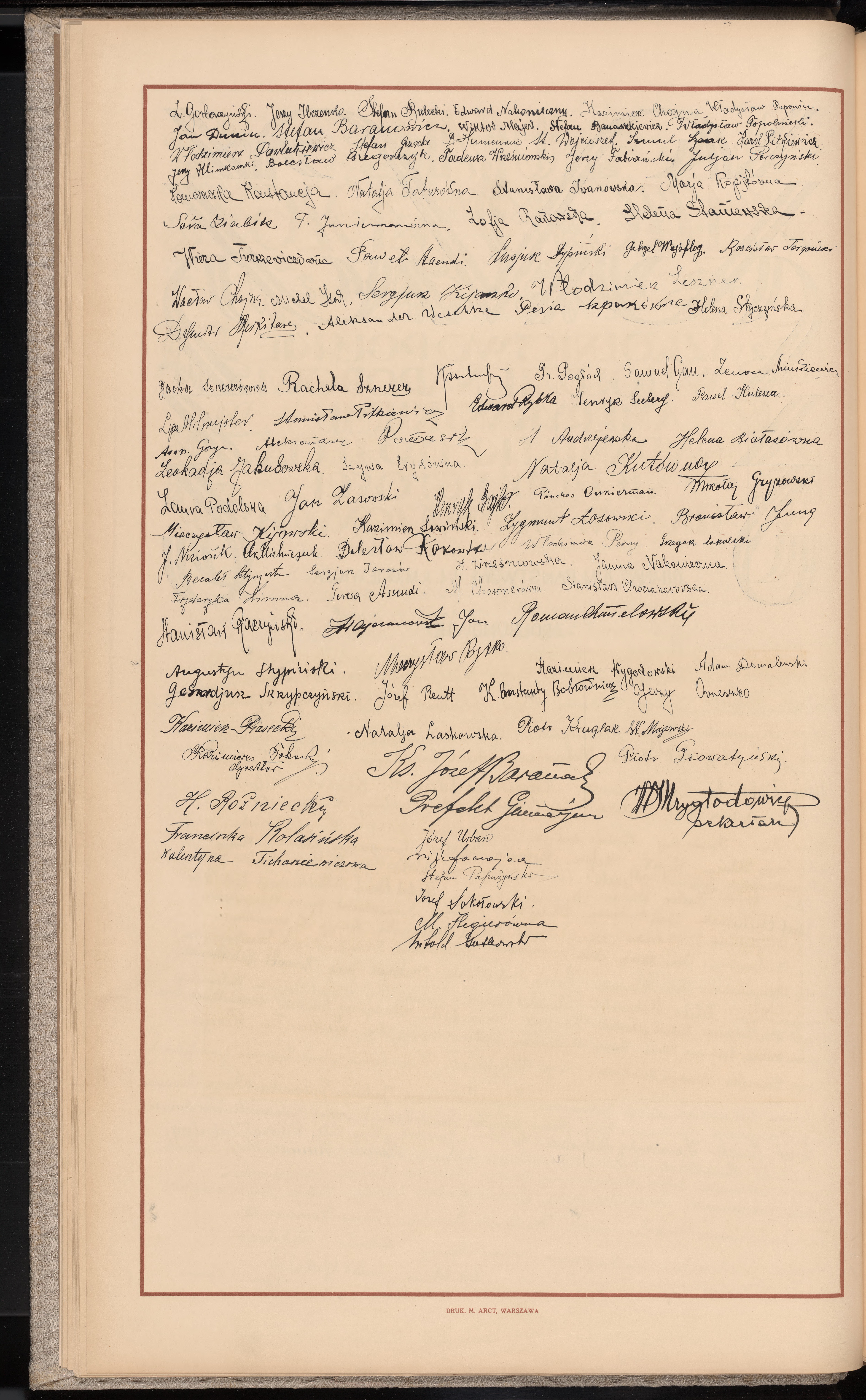 Podpis Sara Ziabik na stronie nr 32 w tomie nr 13