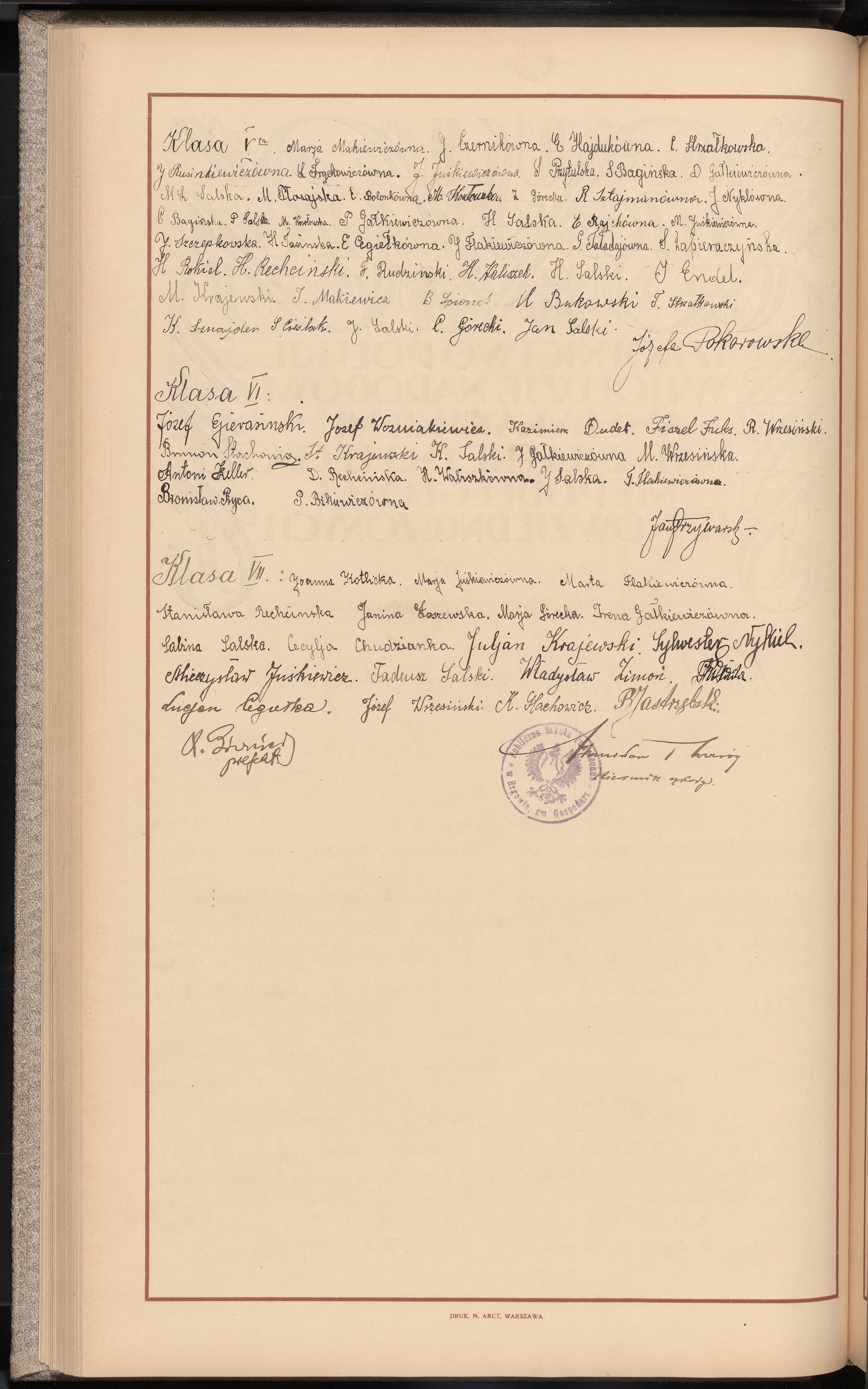 Podpis Antoni Keller na stronie nr 112 w tomie nr 13