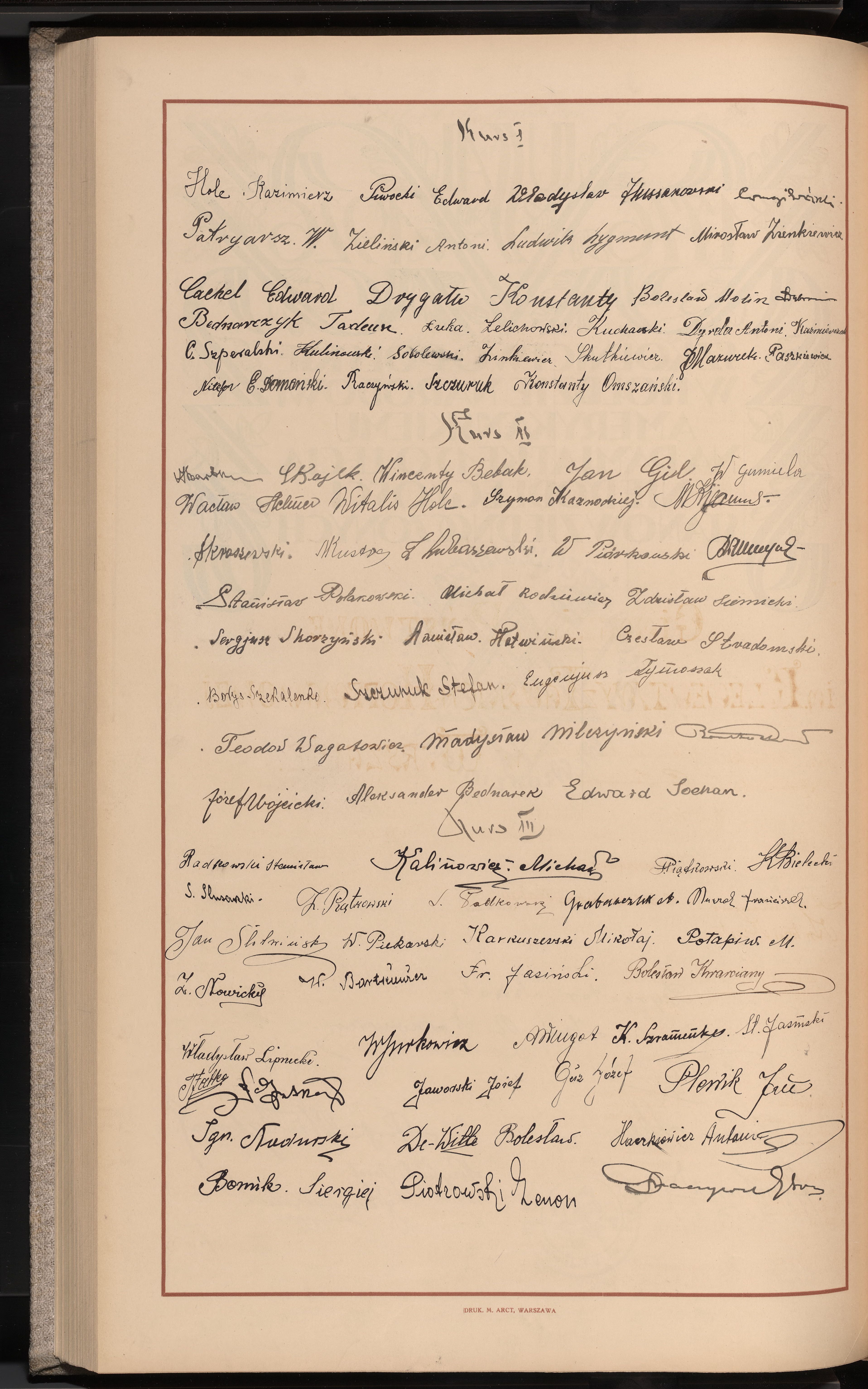 Podpis  Żelichowski na stronie nr 212 w tomie nr 13