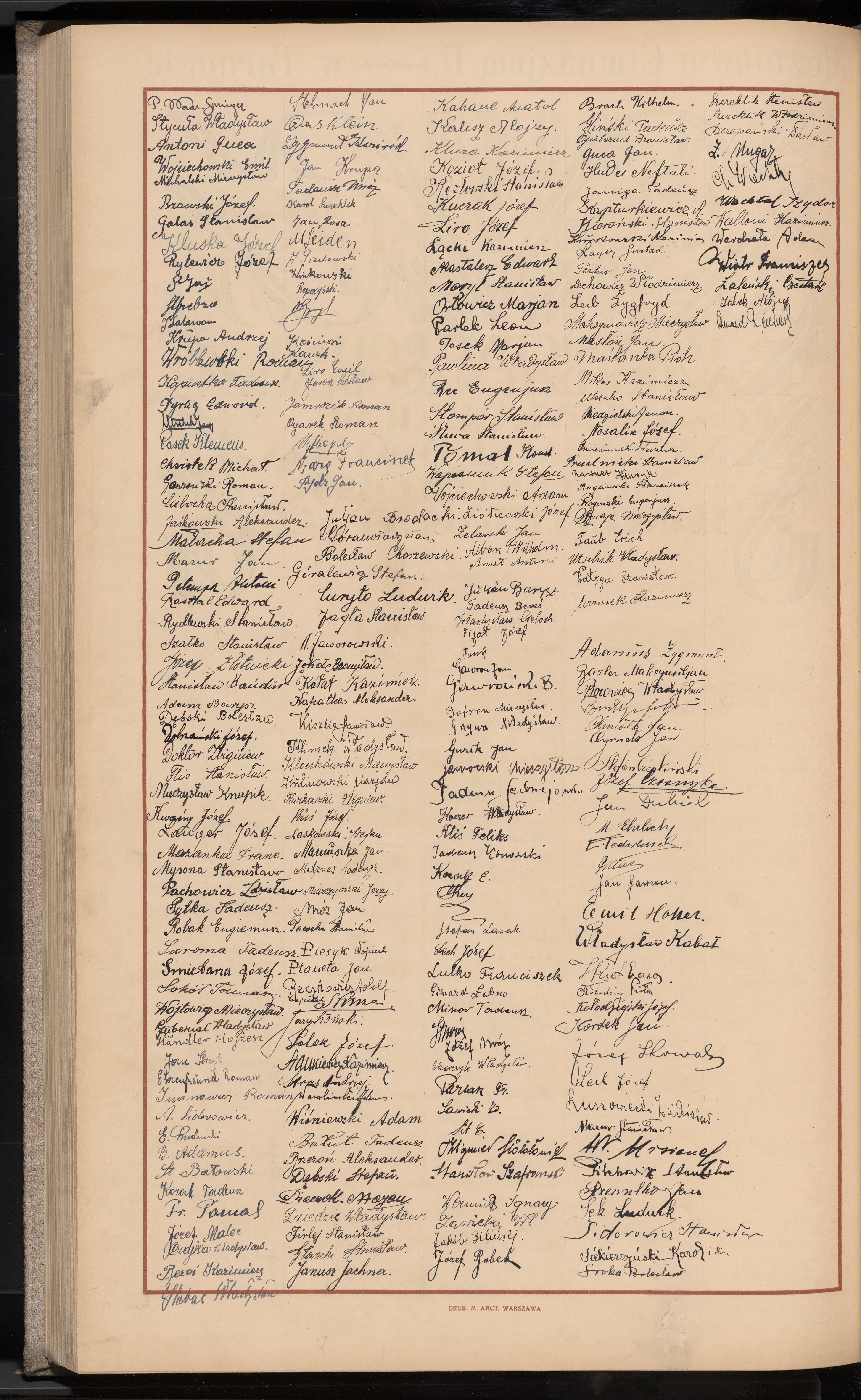 Podpis Kazimierz Kotar na stronie nr 244 w tomie nr 13