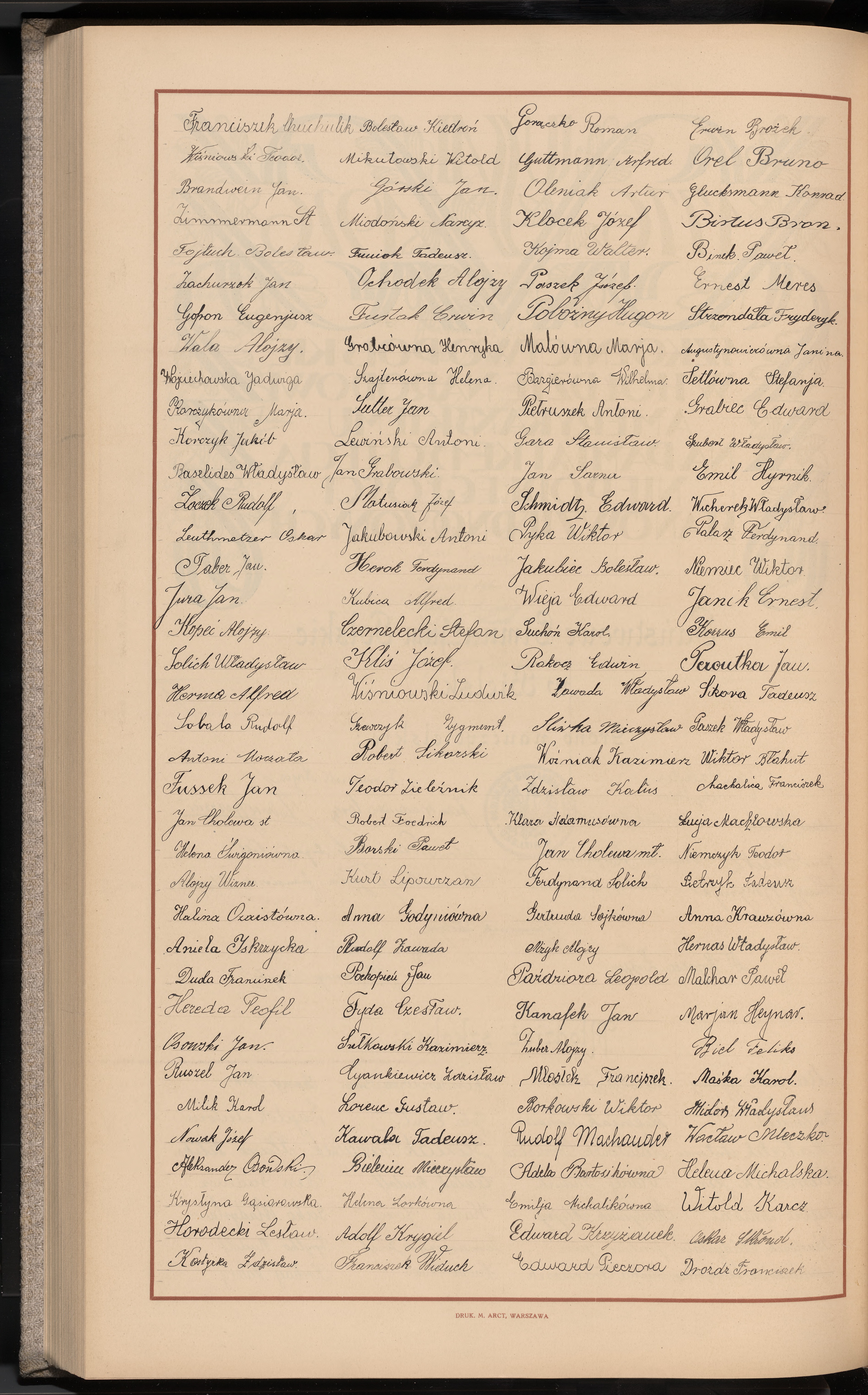 Podpis Łucja Machlowska na stronie nr 260 w tomie nr 13