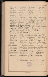 Podpis Jan Bargicz na stronie nr 262 w tomie nr 13