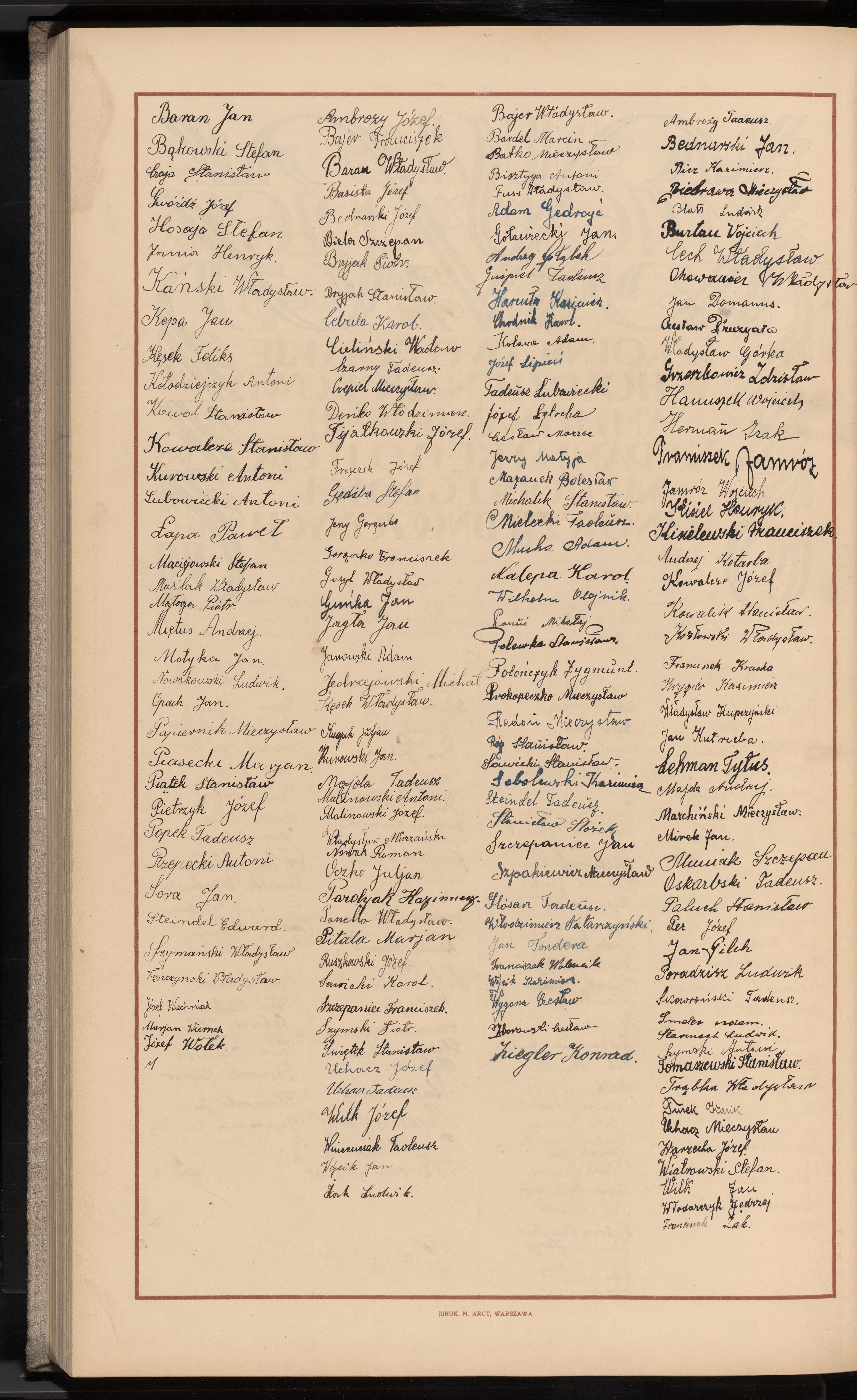 Podpis Ludwik Poradzisz na stronie nr 306 w tomie nr 13