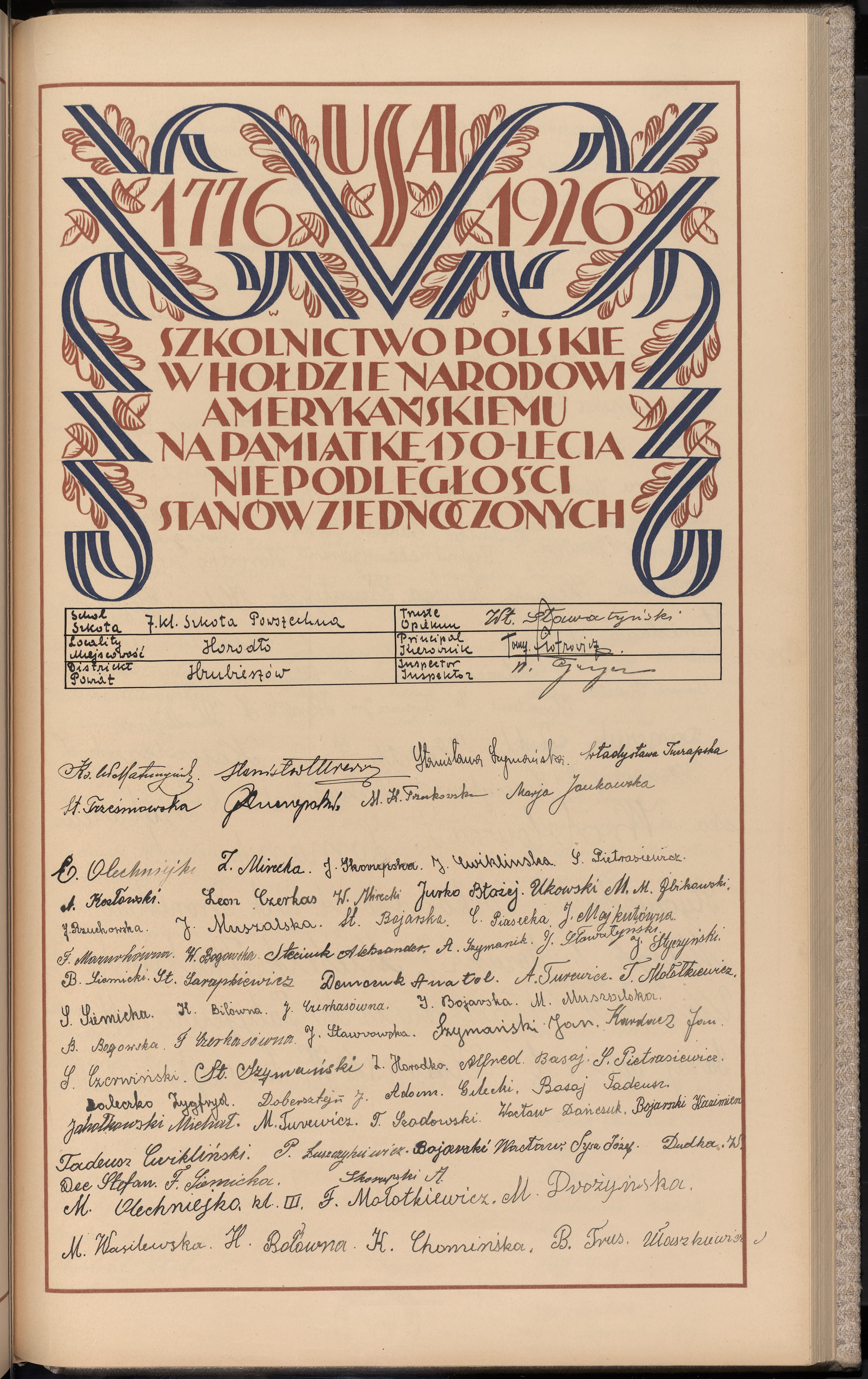 Podpis Adam Sulecki na stronie nr 313 w tomie nr 13