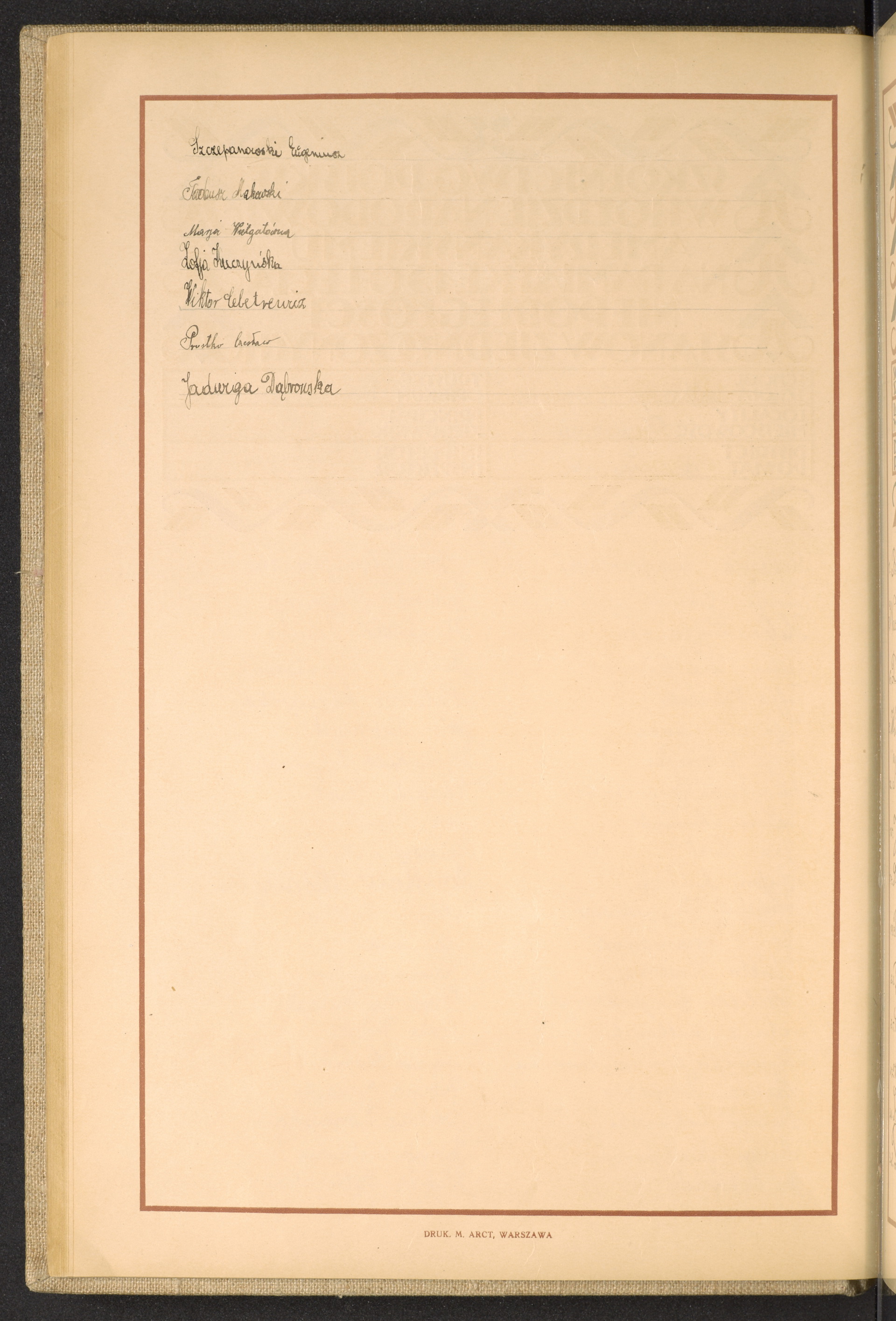 Podpis Eugeniusz Szczepanowski na stronie nr 62 w tomie nr 14