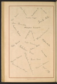 Podpis Władysława Okraska na stronie nr 254 w tomie nr 14