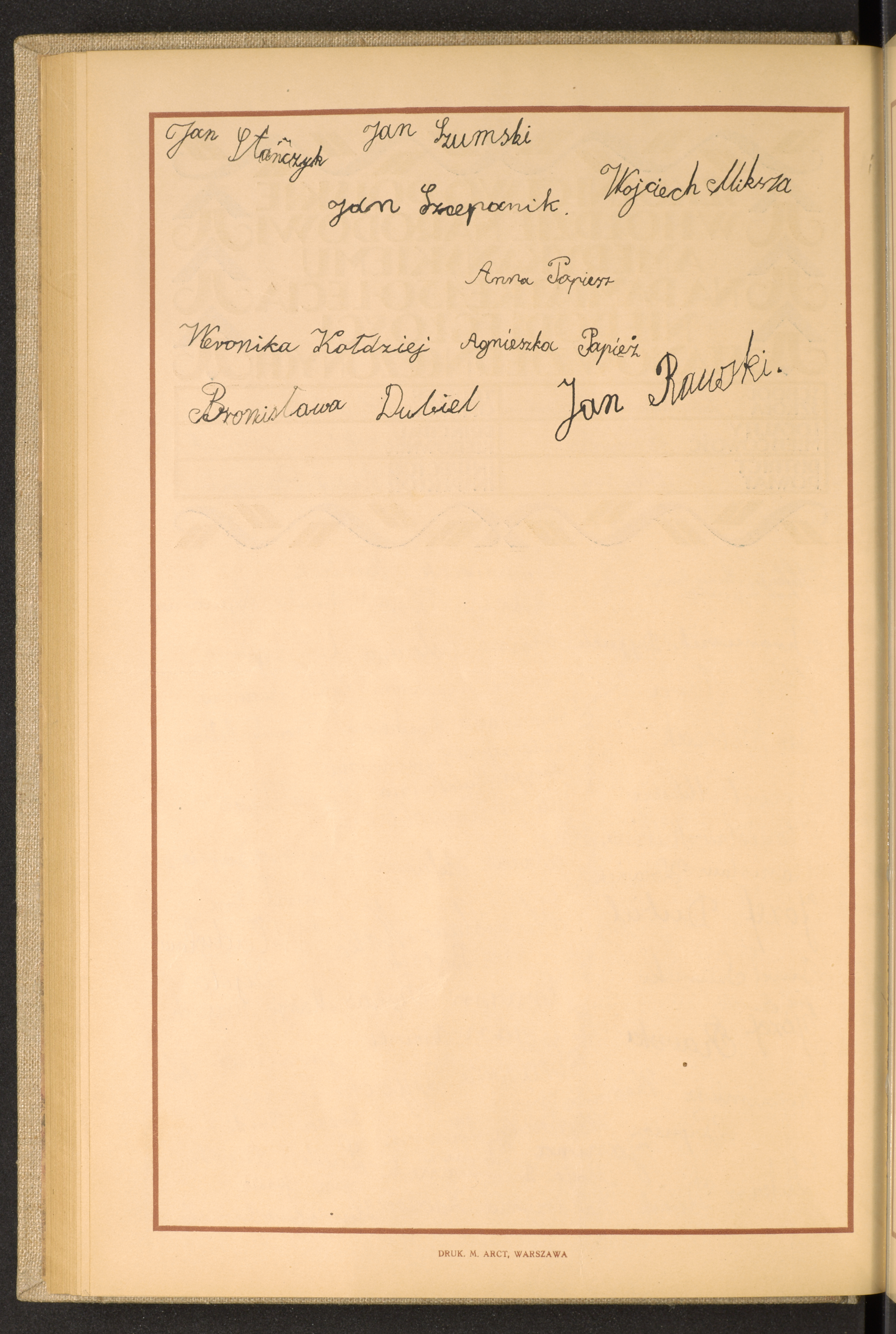 Podpis Jan Stańczyk na stronie nr 80 w tomie nr 16