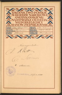 Podpis O. Adamowicz na stronie nr 17 w tomie nr 17