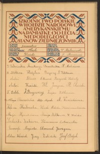 Podpis F. Banaszek na stronie nr 73 w tomie nr 17