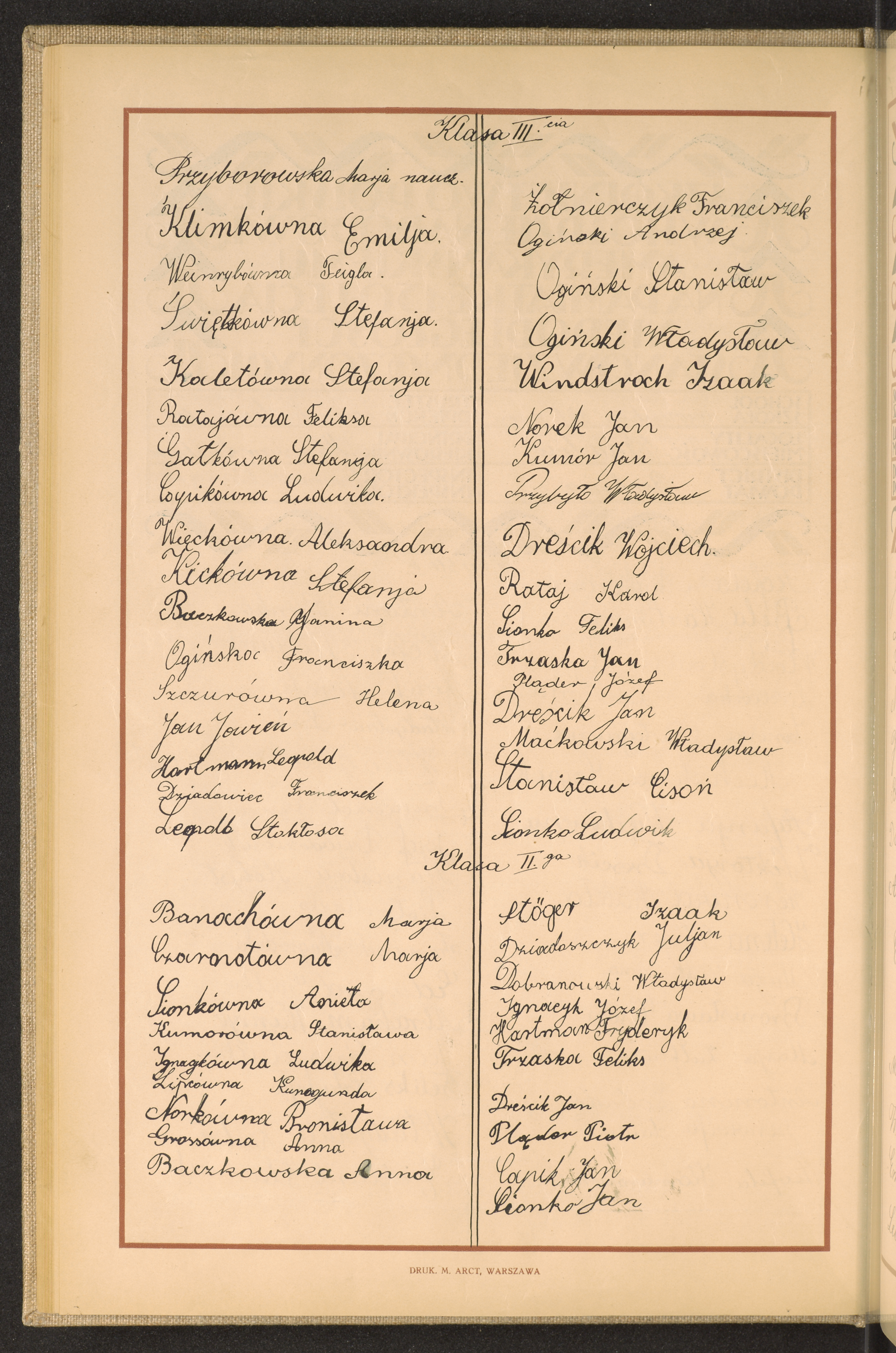 Podpis Stanisław Cisoń na stronie nr 64 w tomie nr 18