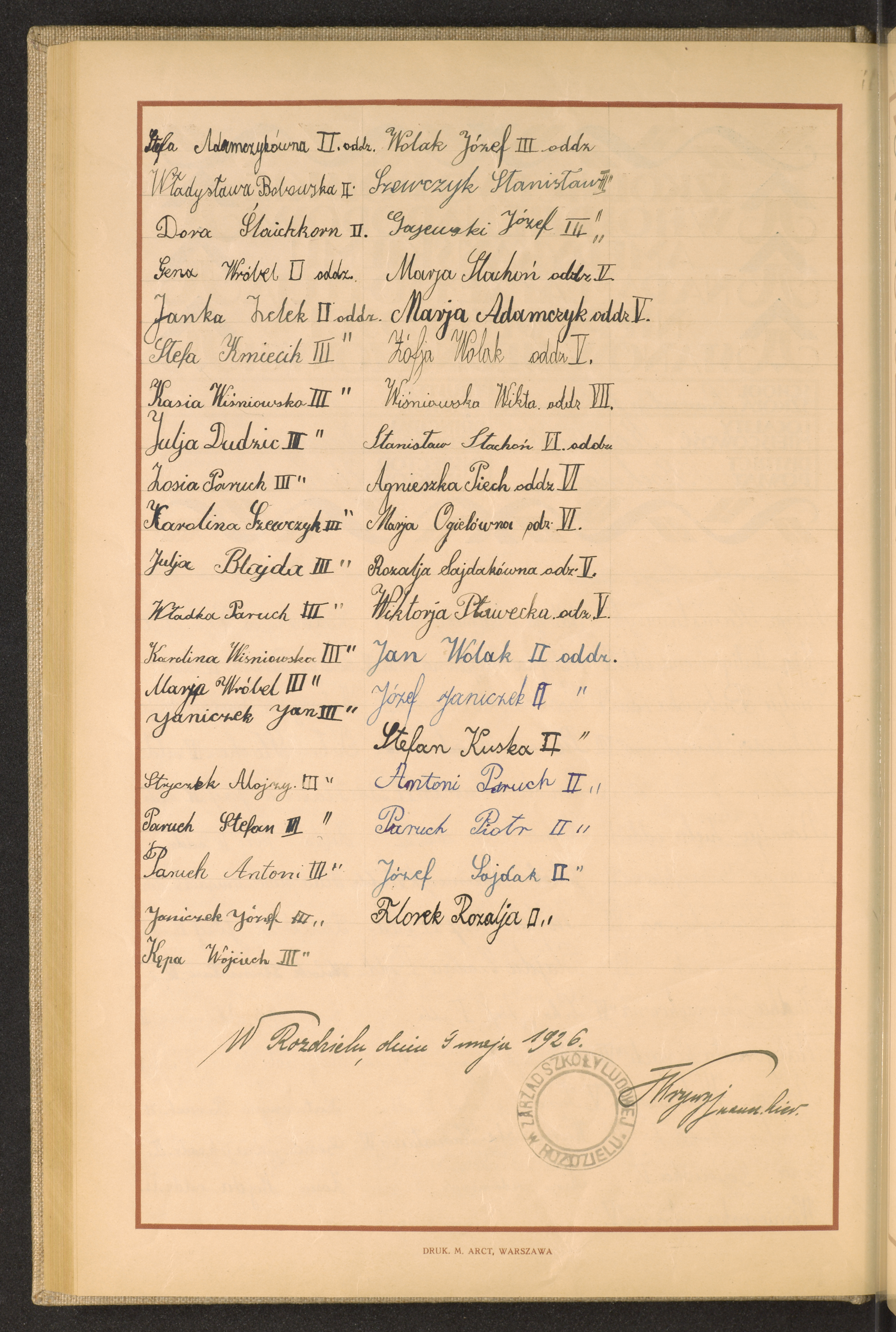 Podpis Teofil Krywyj na stronie nr 140 w tomie nr 18