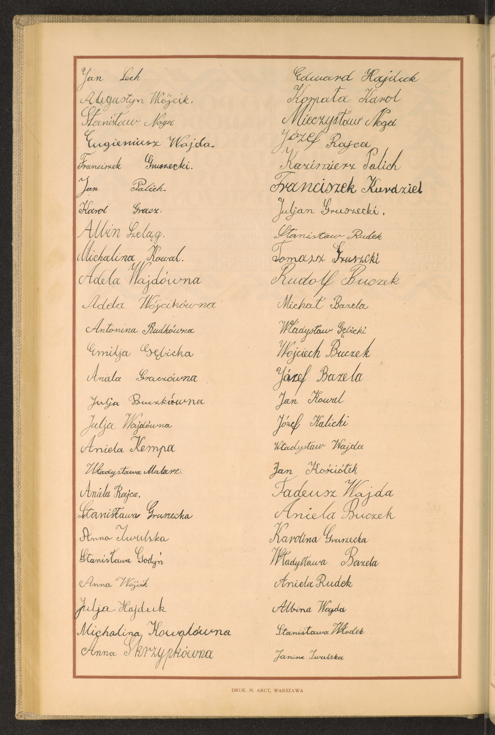 Podpis Michał Bazela na stronie nr 160 w tomie nr 18